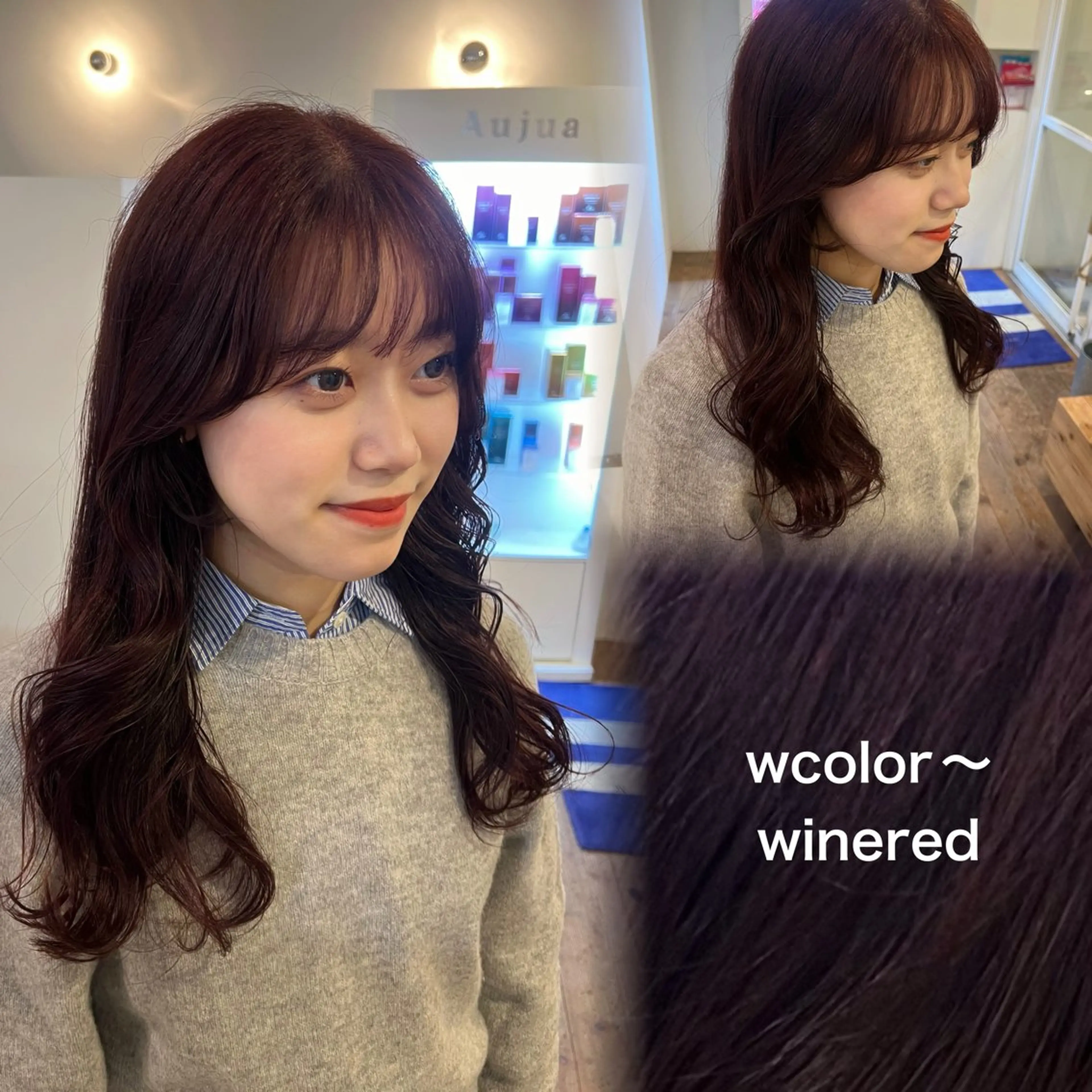 ロング カラー ブリーチ ダブルカラー インナーカラー ブリーチなしカラー ピンクカラー カット ヘアカラー トリートメント yard.長田 唯のヘアスタイル