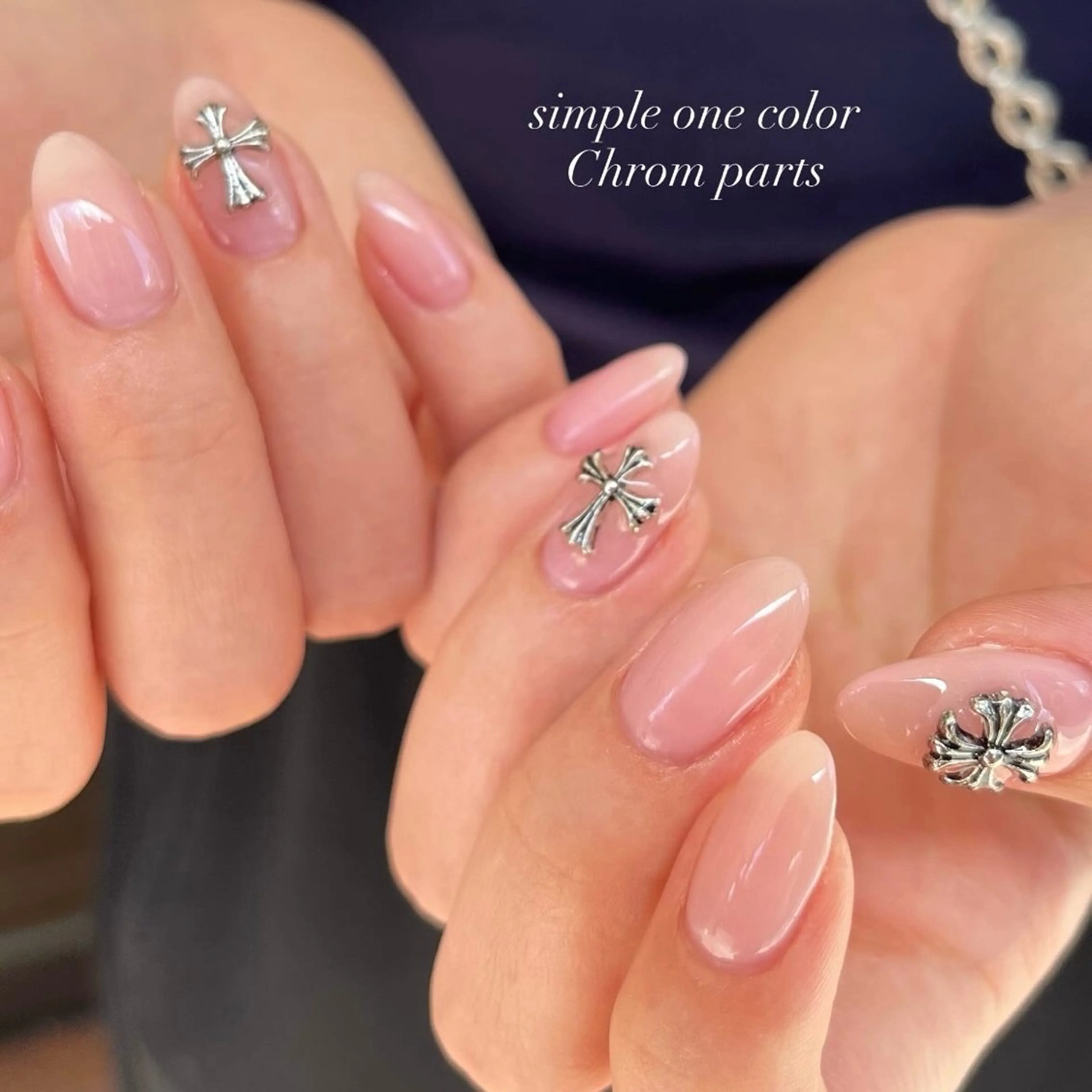 ネイル ワンカラーネイル ピンク ハンドネイル ballie／小野原 なつみのネイルデザイン