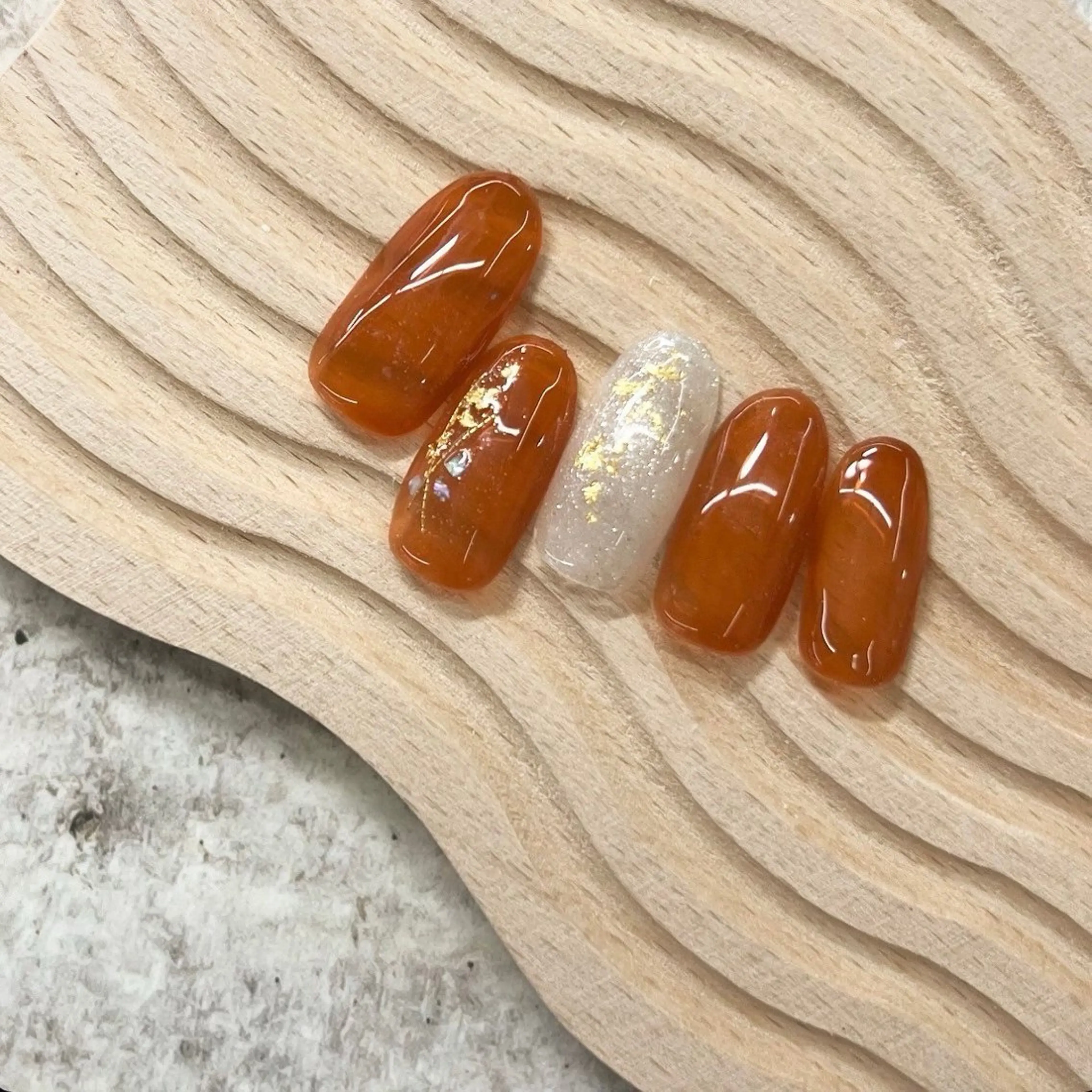 ネイル ⭐︎休業中の練習⭐︎ JNA認定講師髙橋のネイルデザイン