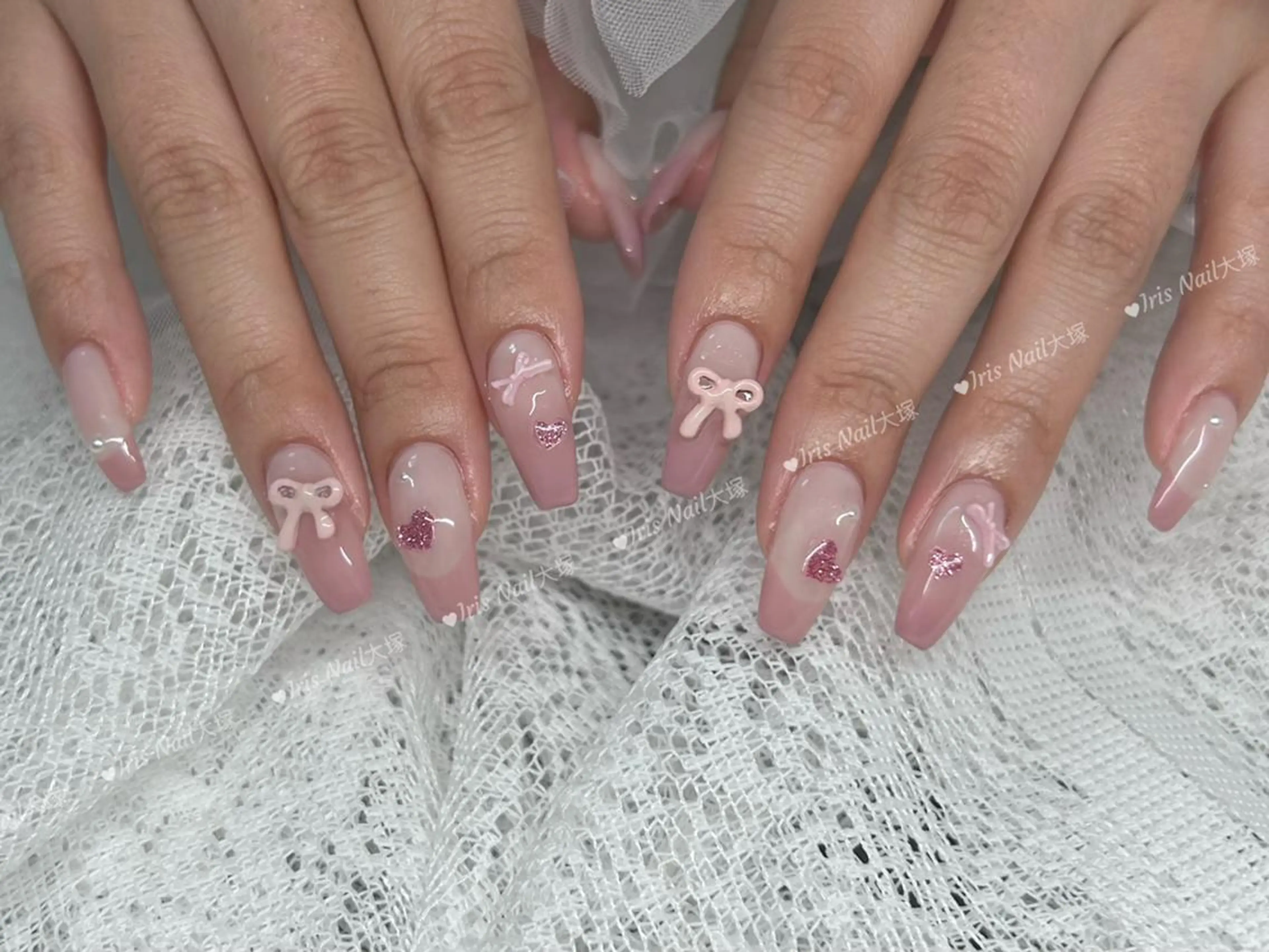 ネイル ハンドネイル 💕藤江 月🌸🍒のネイルデザイン