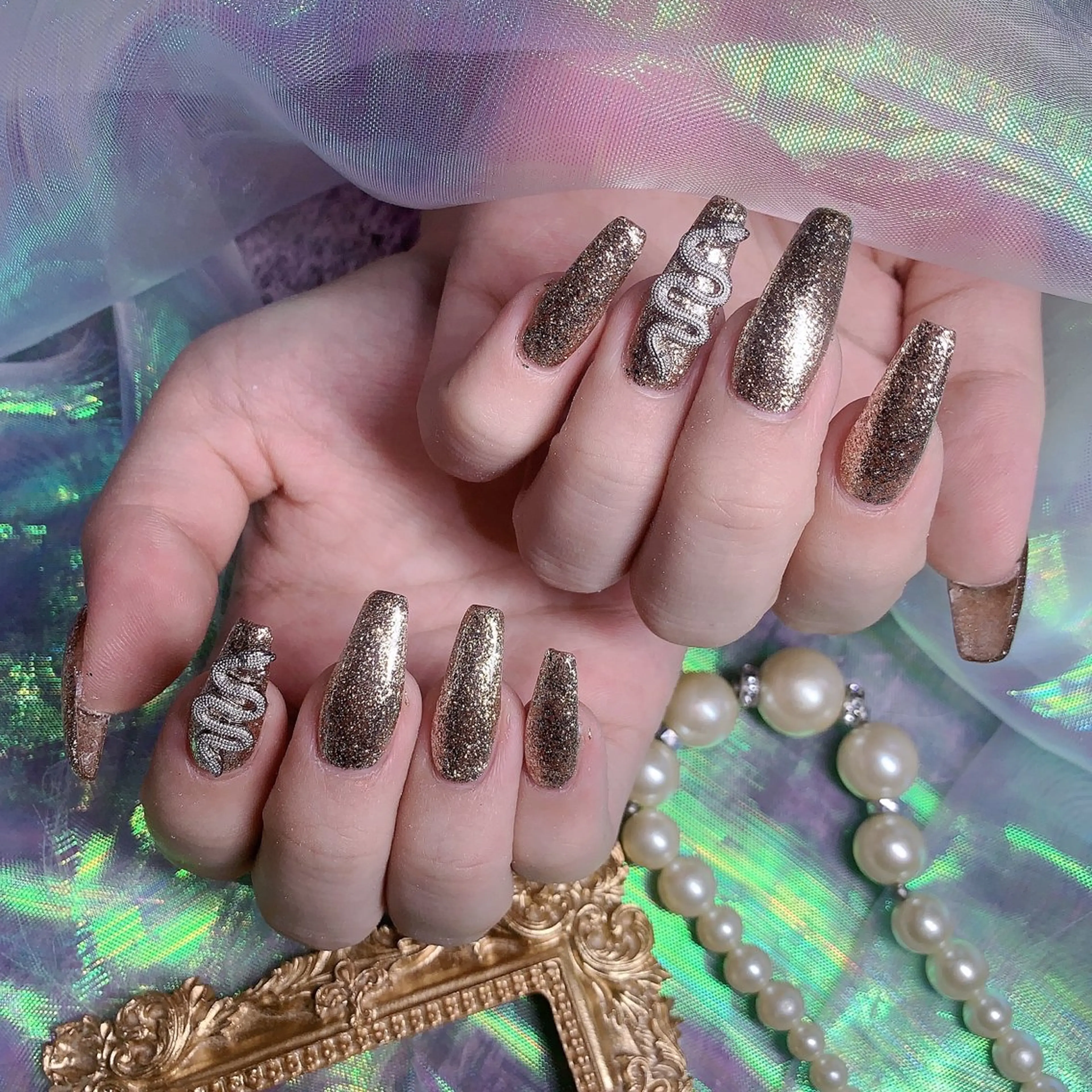 ネイル 長さ出し スカルプネイル Belle nail salon 新小岩のネイルデザイン