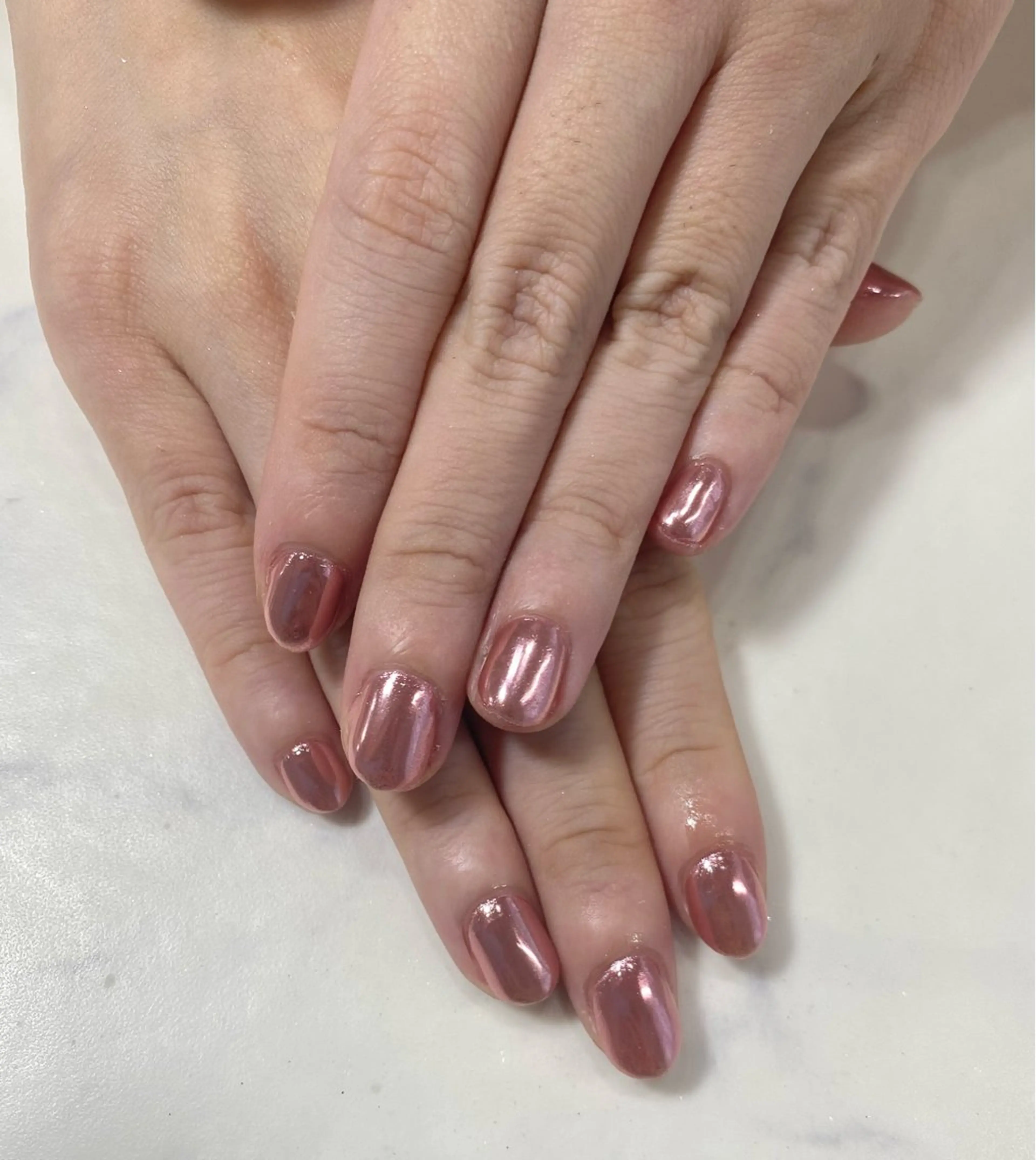 ネイル ミラーネイル Nail Salon Three所属・Three いわなべのネイルデザイン