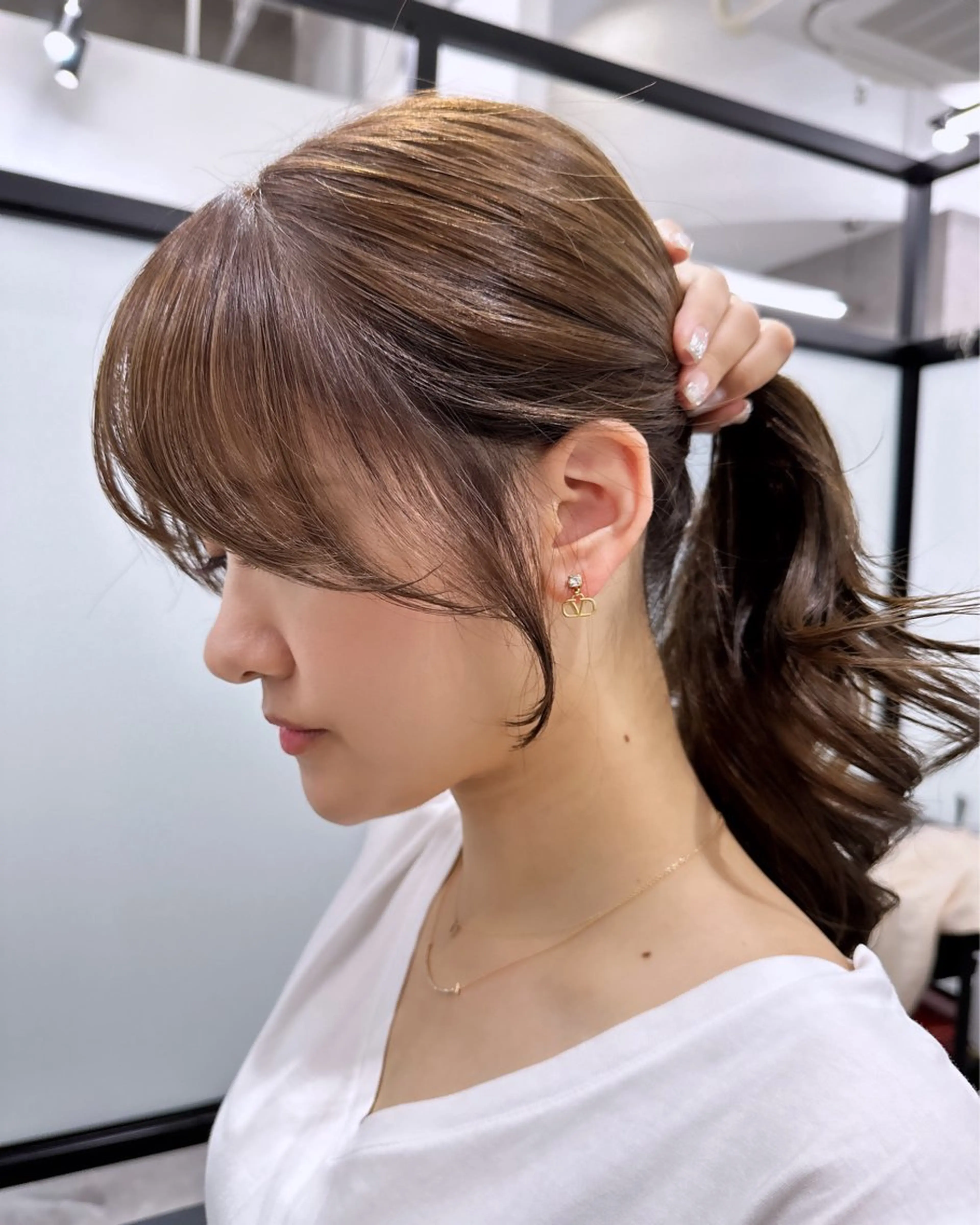 ロング カラー 韓国風/顔周りカット /髪質改善RYOTAのヘアスタイル