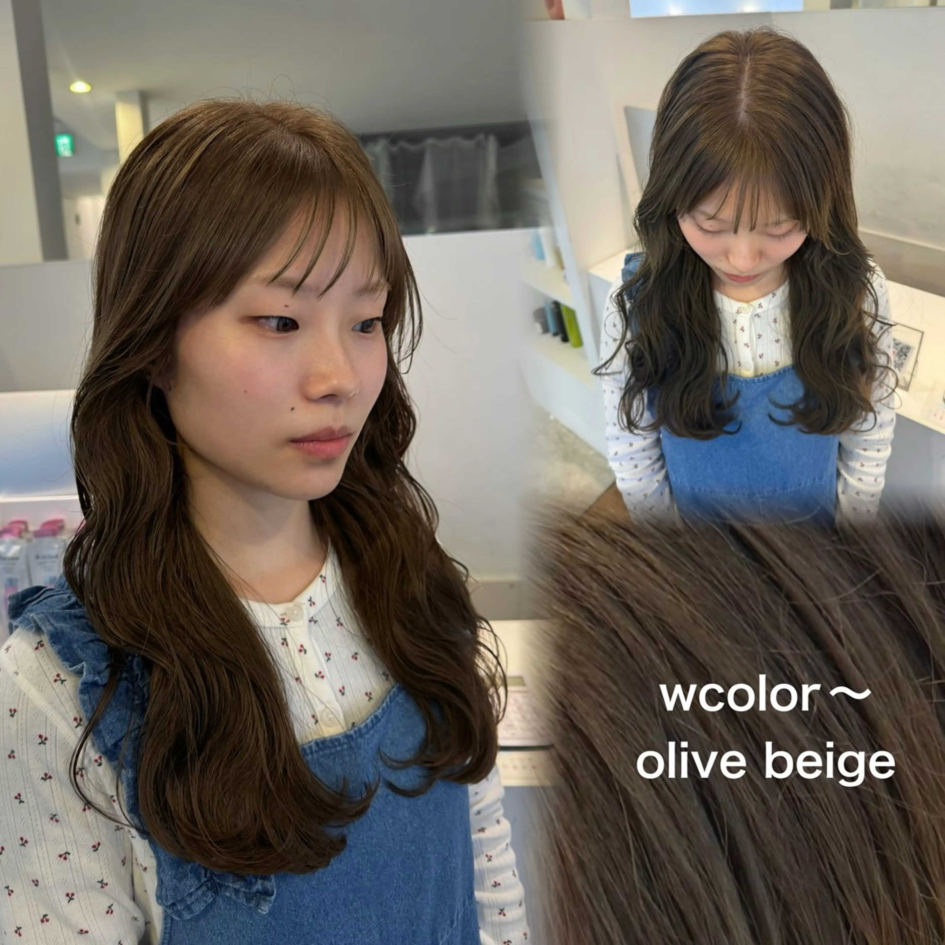 ロング カラー ベージュカラー ブリーチ ダブルカラー インナーカラー ブリーチなしカラー カット ヘアカラー トリートメント yard.長田 唯のヘアスタイル