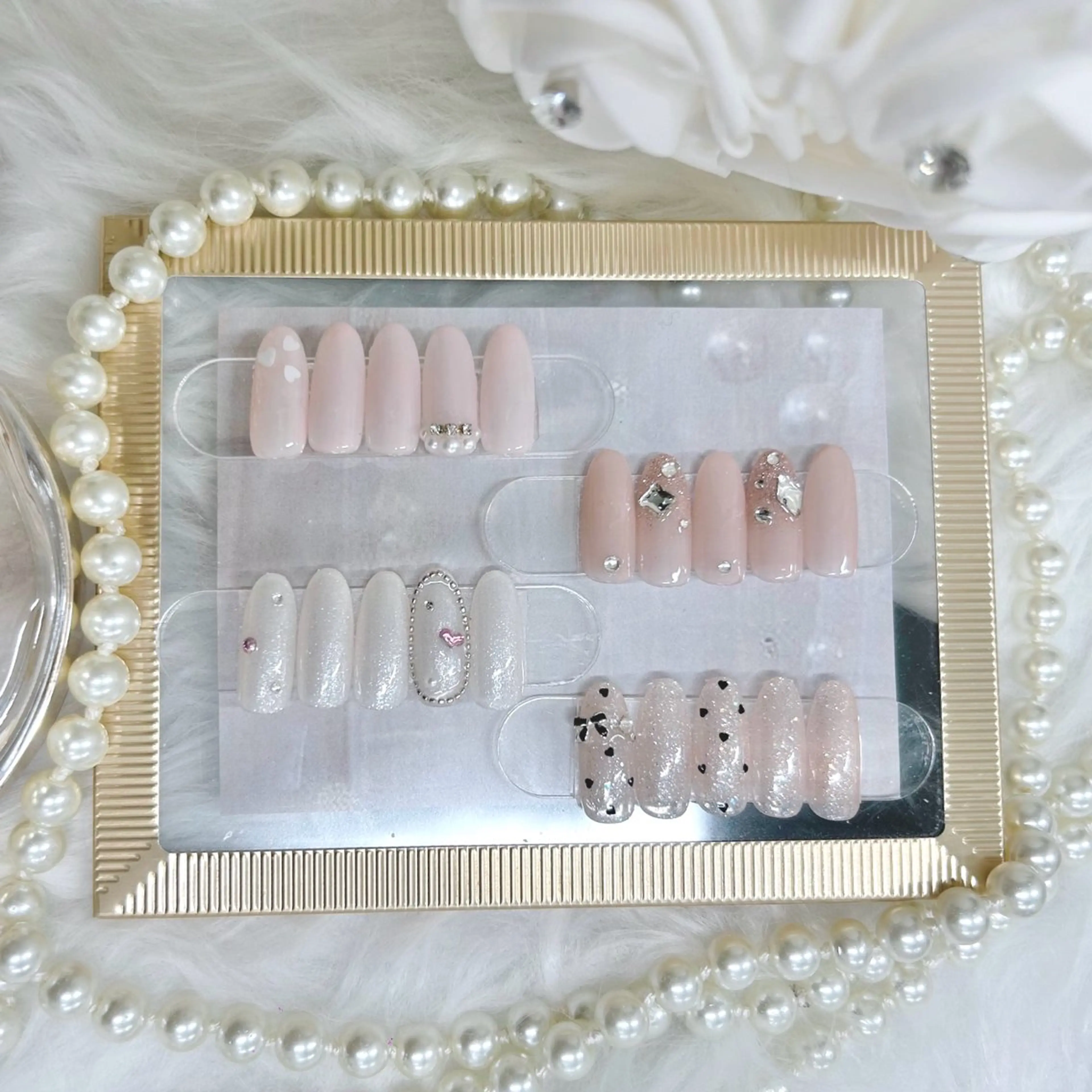 セミロング ハンドネイル Ange Nailistのネイルデザイン