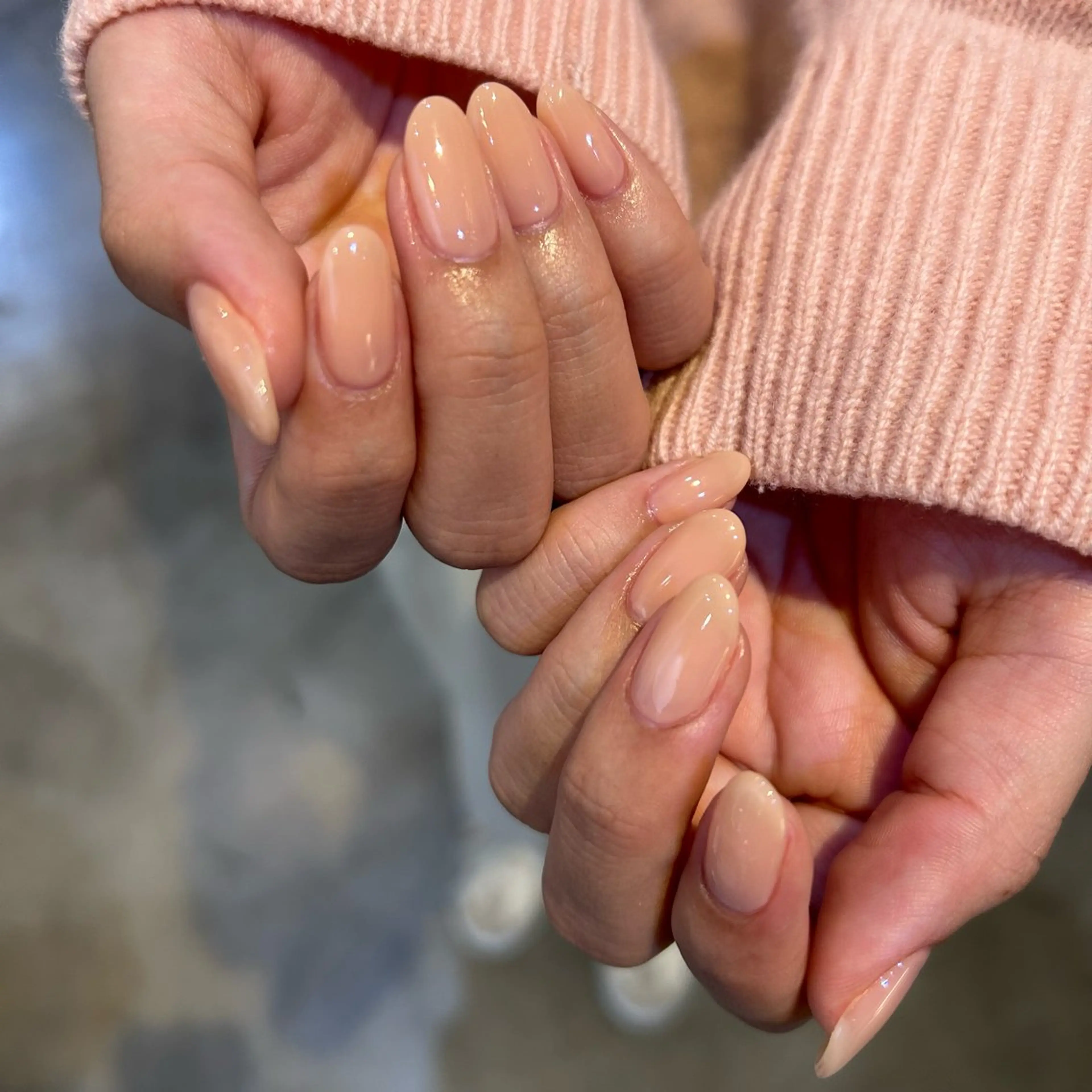 ネイル ワンカラーネイル Yumi シンプルネイルのネイルデザイン