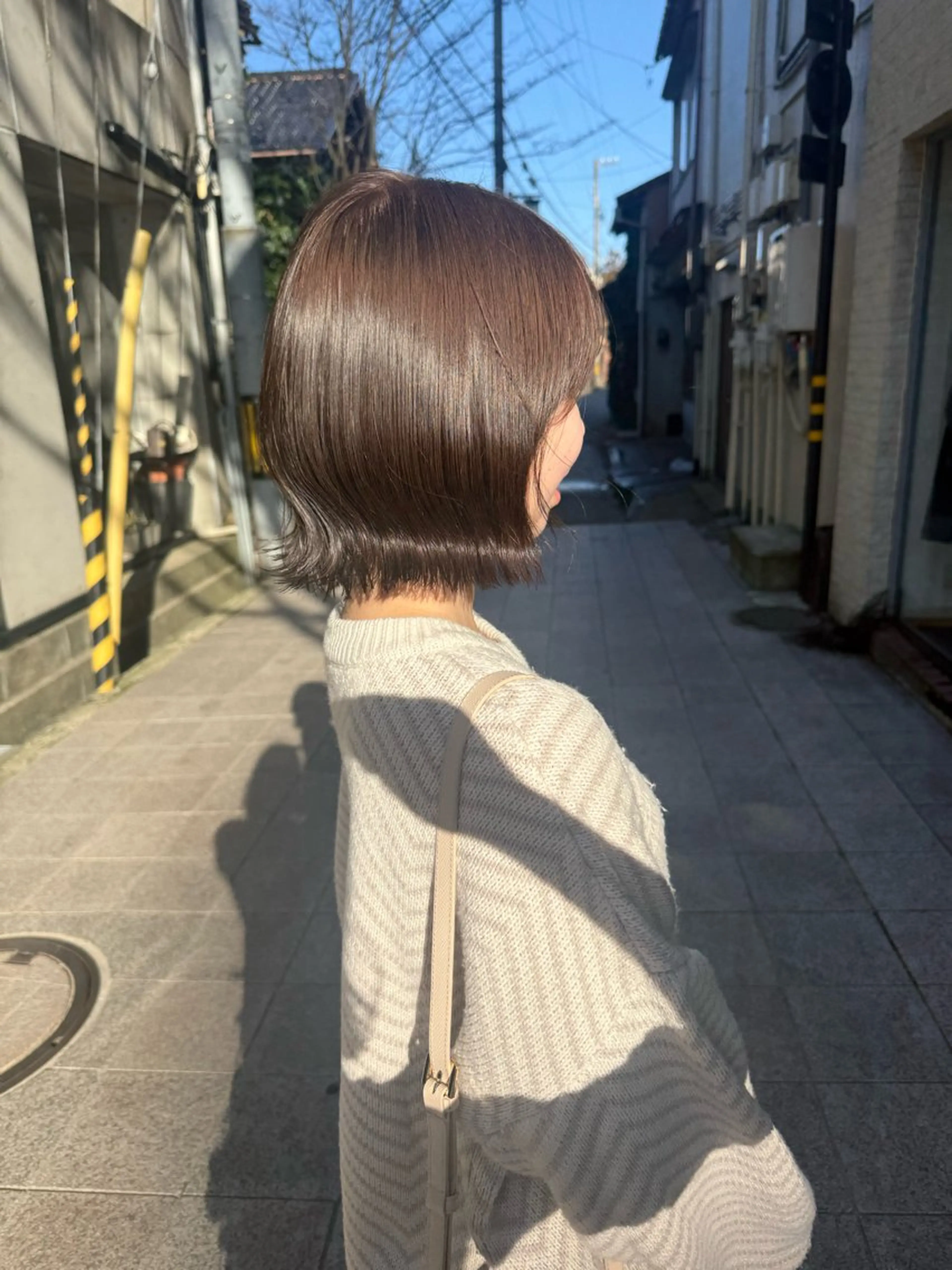 ショート カラー カット ヘアカラー 伶風/ボブ/ ハッシュカットのヘアスタイル