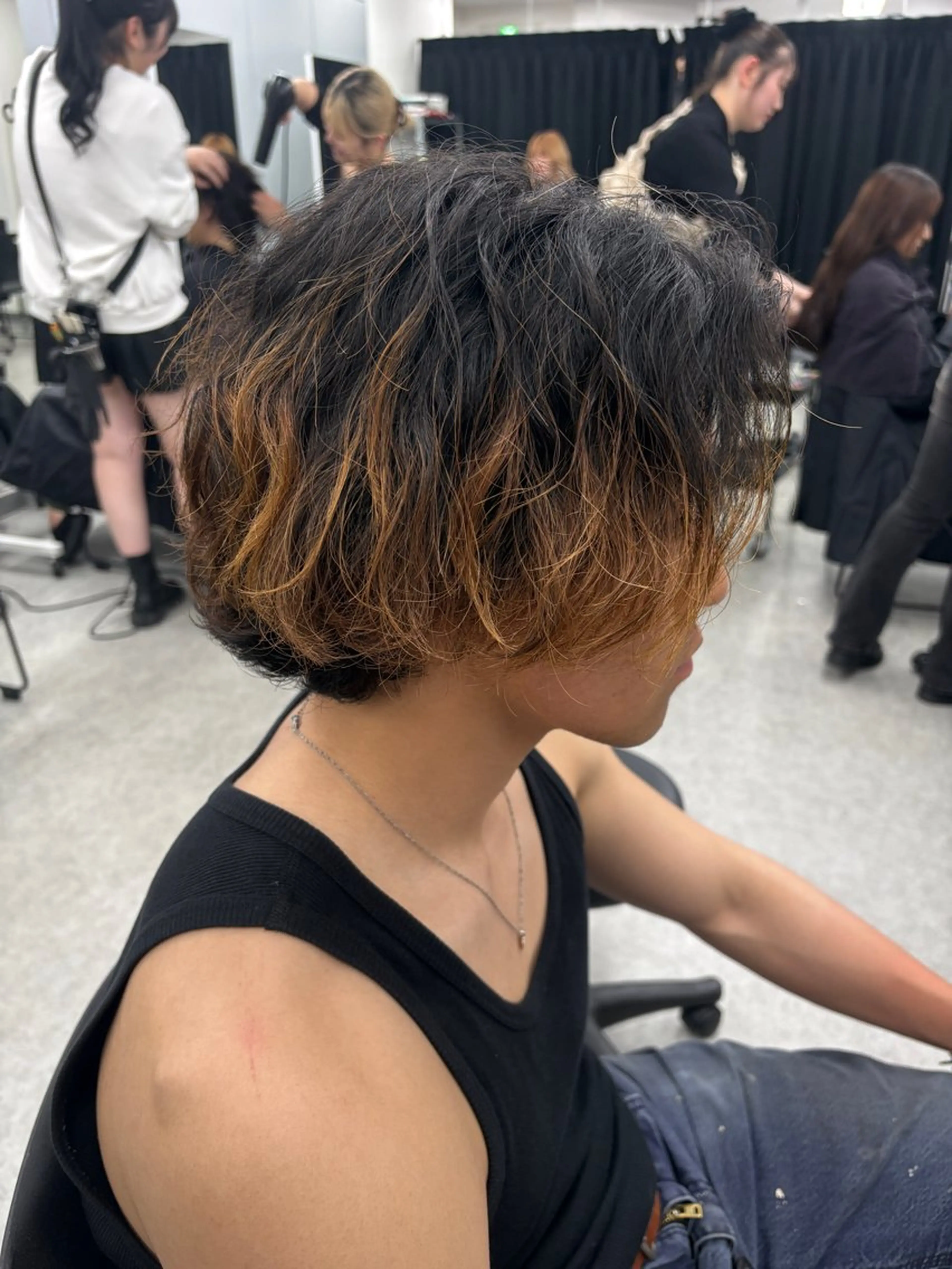 ロング カラー メンズ トリートメント honoka ワンカラー/髪質改善のヘアスタイル