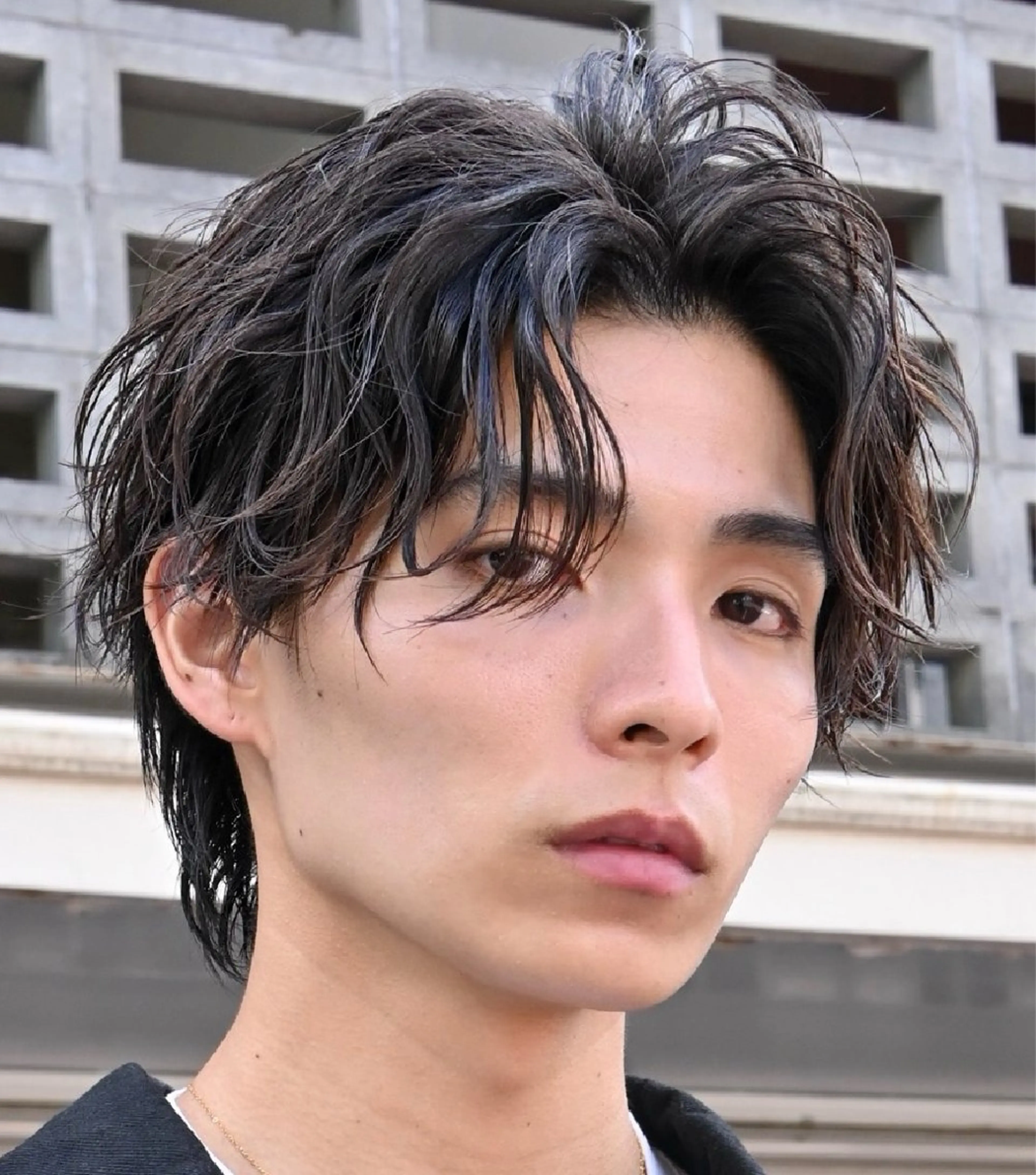 パーマ メンズ センターパート マッシュ メンズパーマ プードルパーマ メンズツイストパーマ カット パーマ トリートメント 仙台フェザーパーマ/ fifth/遠藤楓雅のヘアスタイル