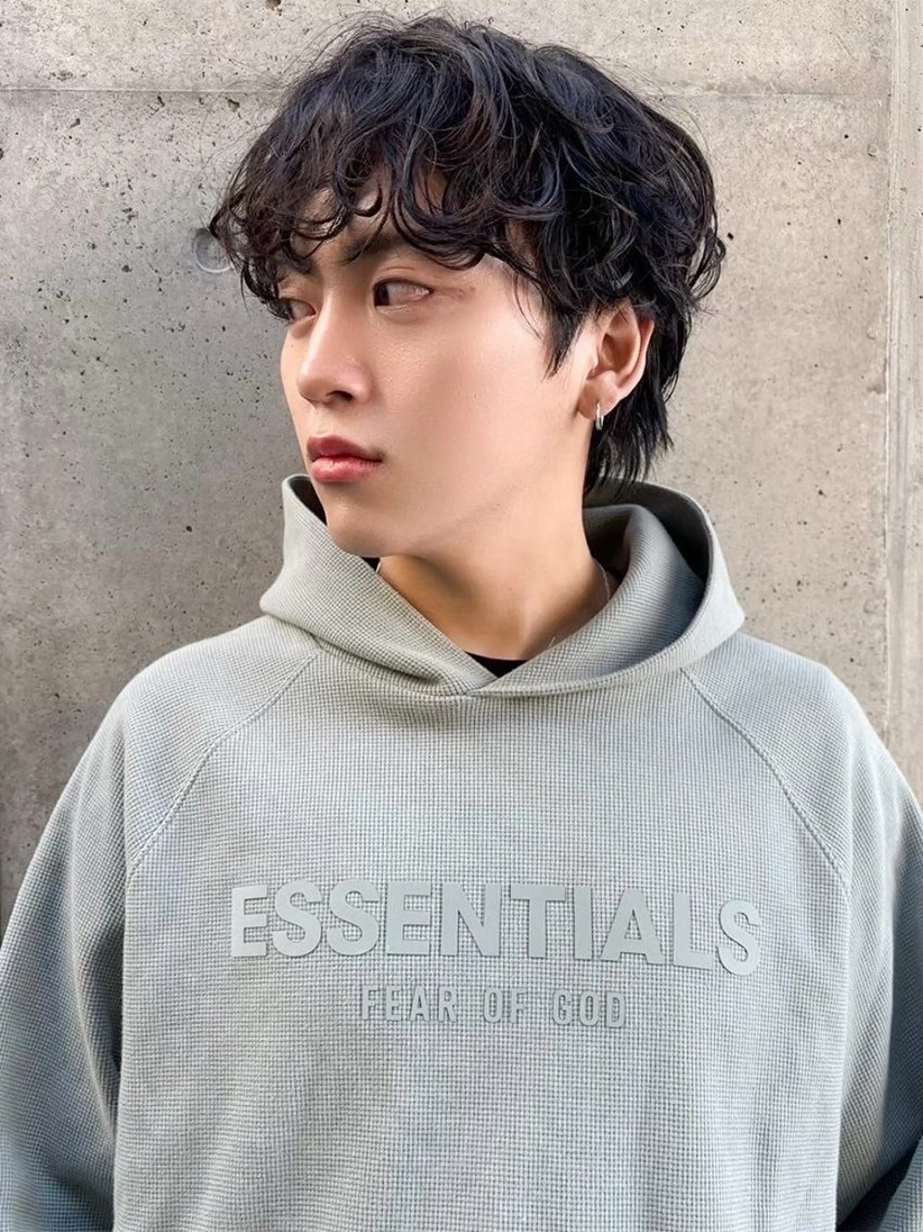 ミディアム パーマ メンズ ミディアムパーマ メンズパーマ men'ssalon Loui(ルイ)烏丸のヘアスタイル