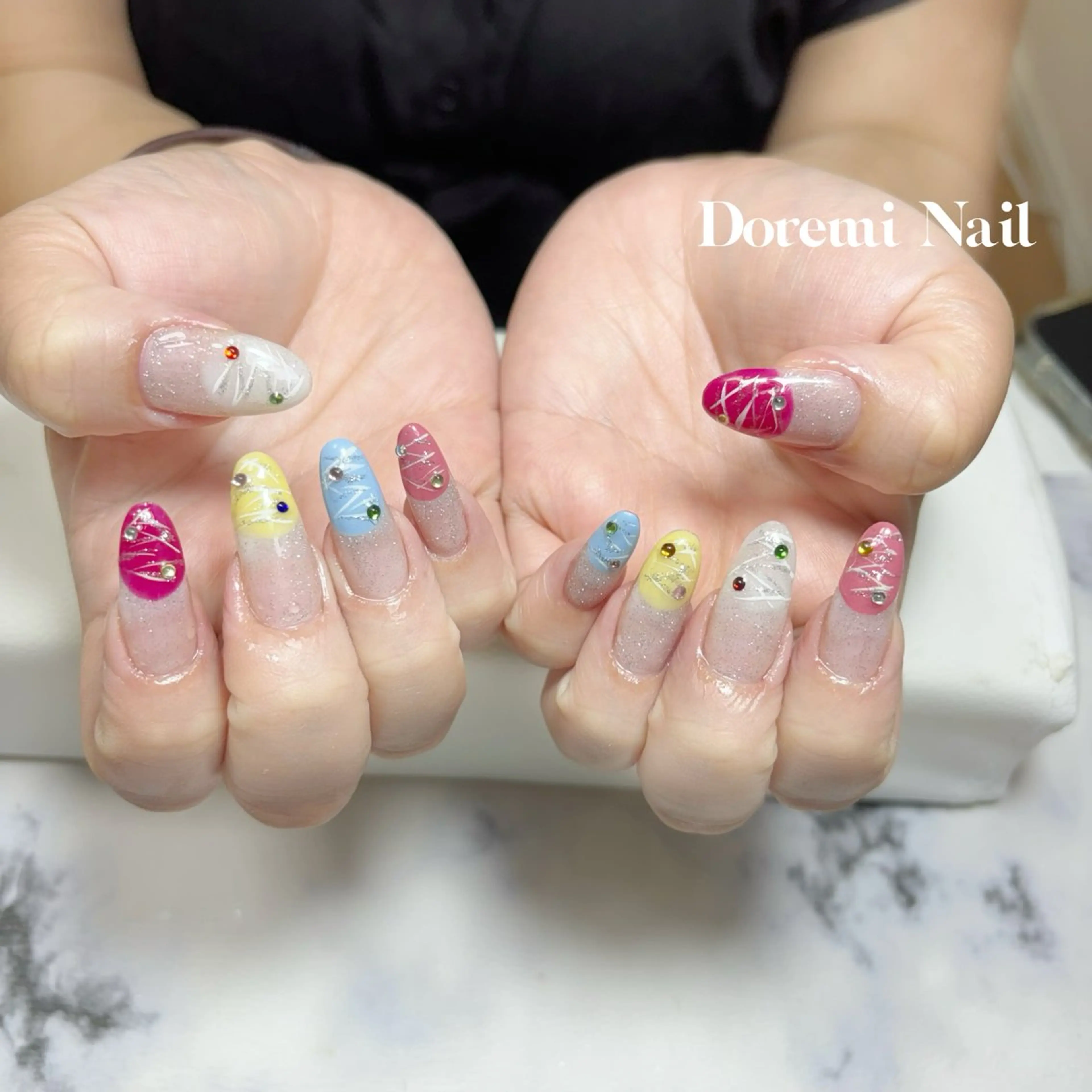ネイル 持ち込み ハンドネイル Doremi Nailのネイルデザイン
