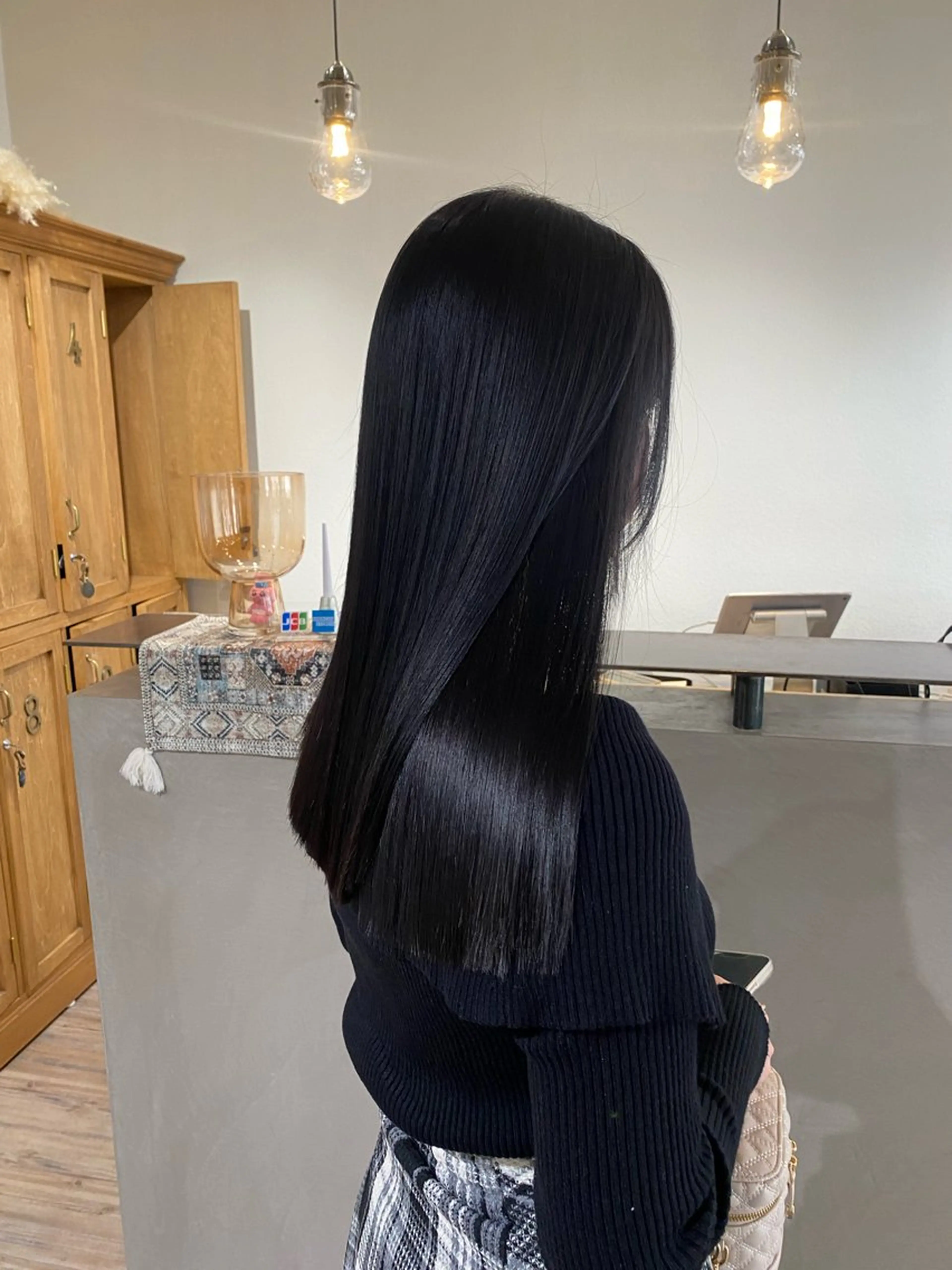 ロング カット 縮毛矯正 トリートメント CURE nex the salon 表参道所属・美髪矯正/髪質改善 🫧山﨑　真歩🫧のヘアスタイル