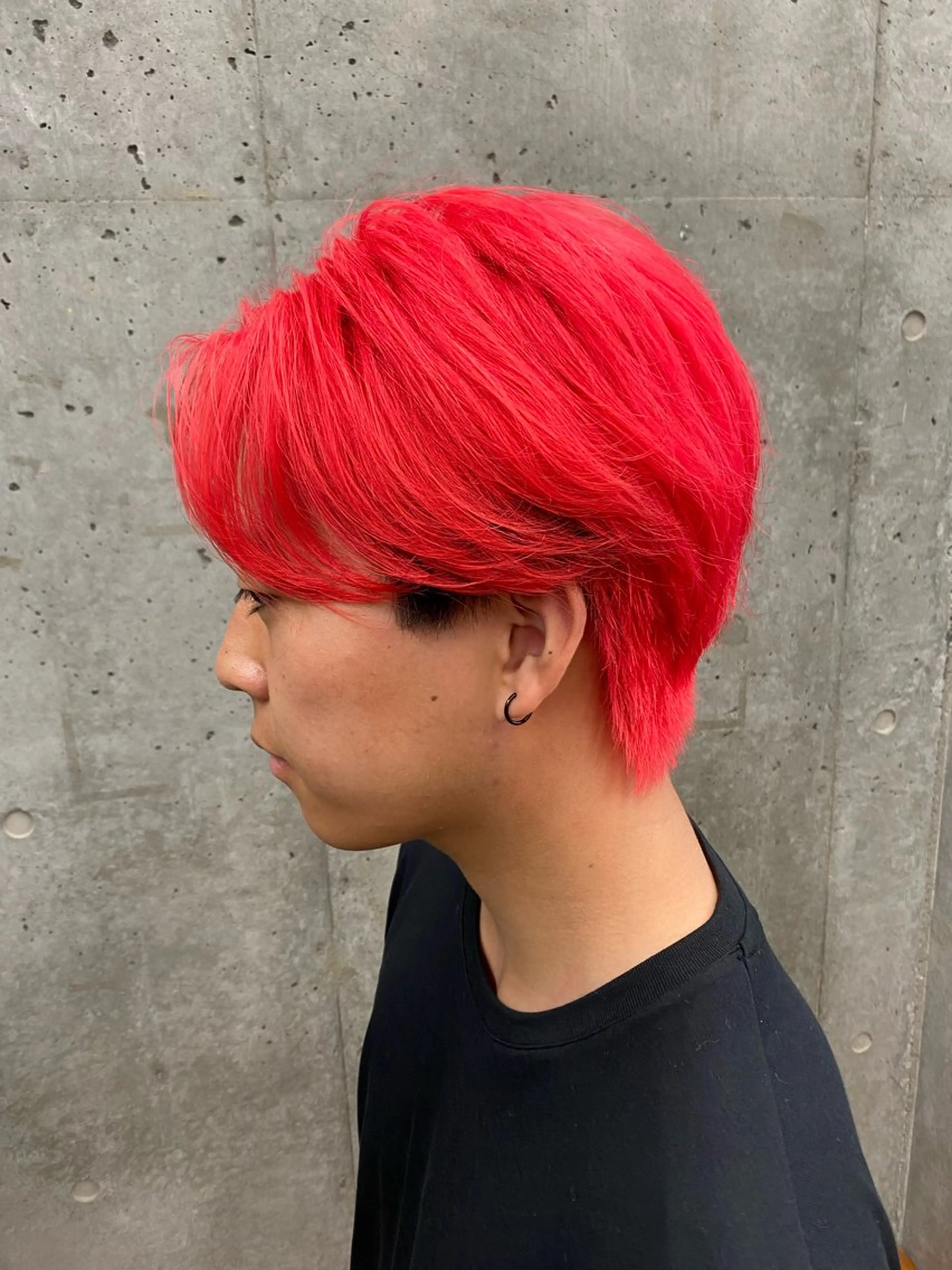 ショート カラー メンズ ヘアカラー ✨️艶ハイトーン特化 ✨️佐藤望のヘアスタイル