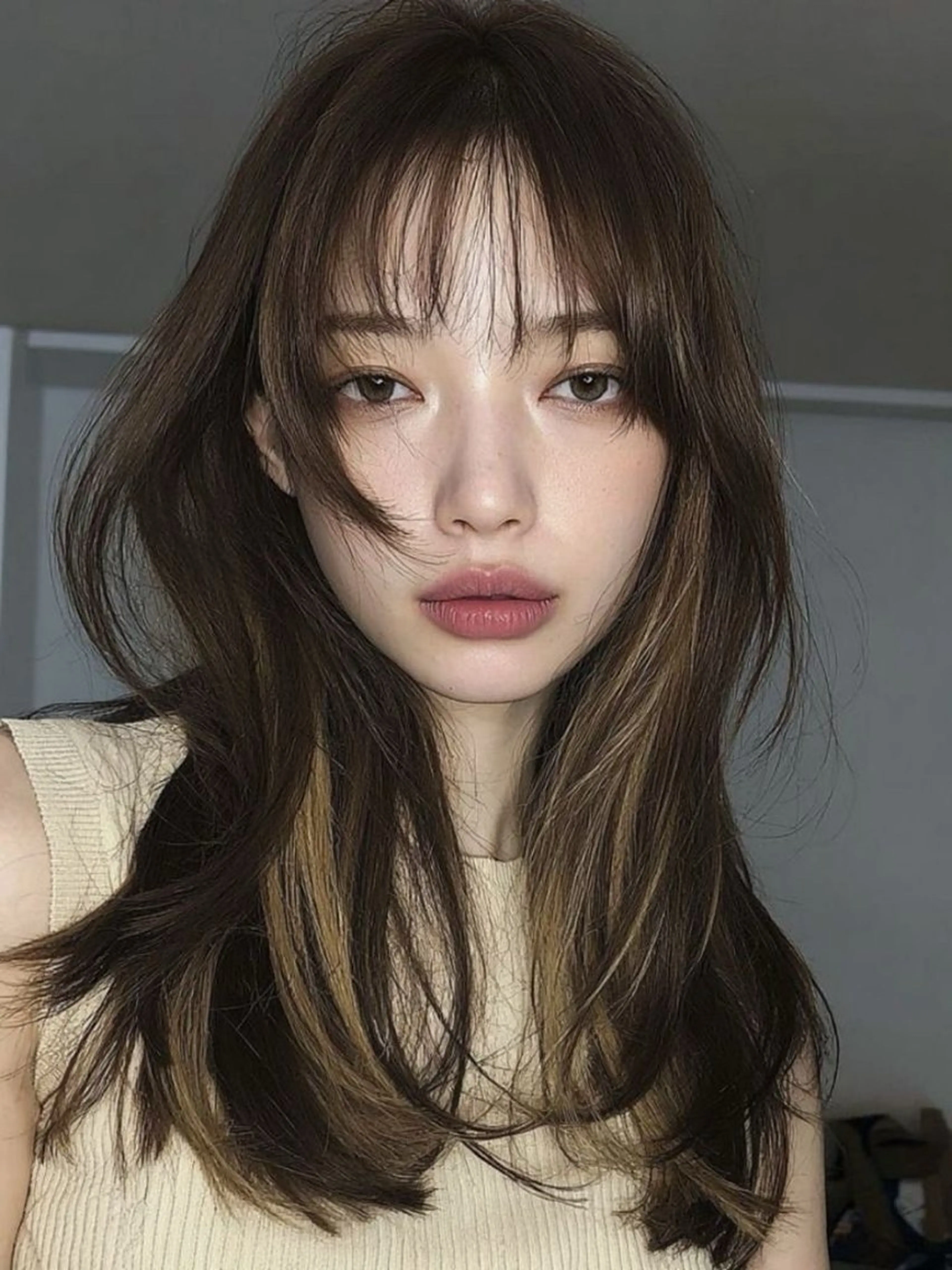 ロング カラー ☁️透明感カラー× レイヤー ☁️ノアのヘアスタイル