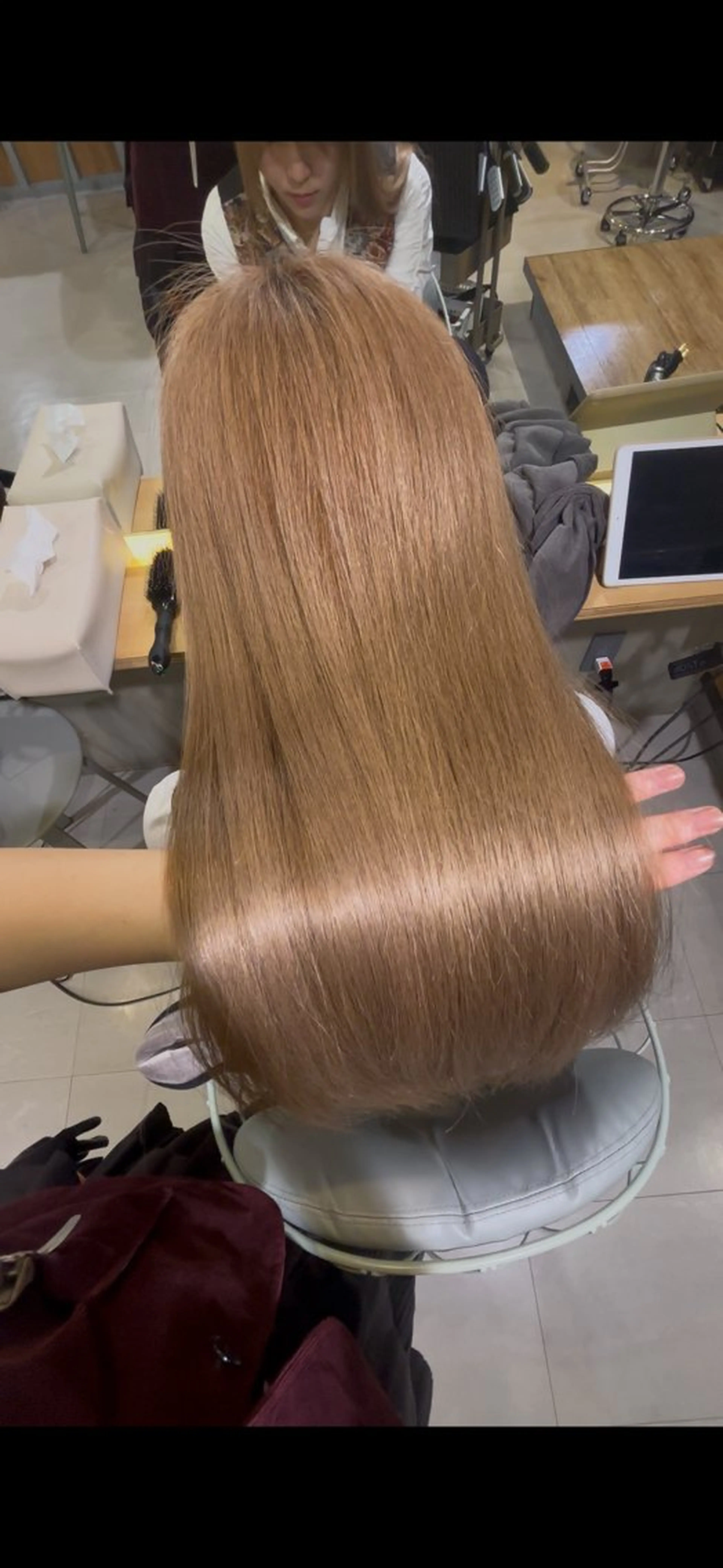 ロング 髪質改善 トリートメント トリートメント Kazuha /透明感カラーのヘアスタイル