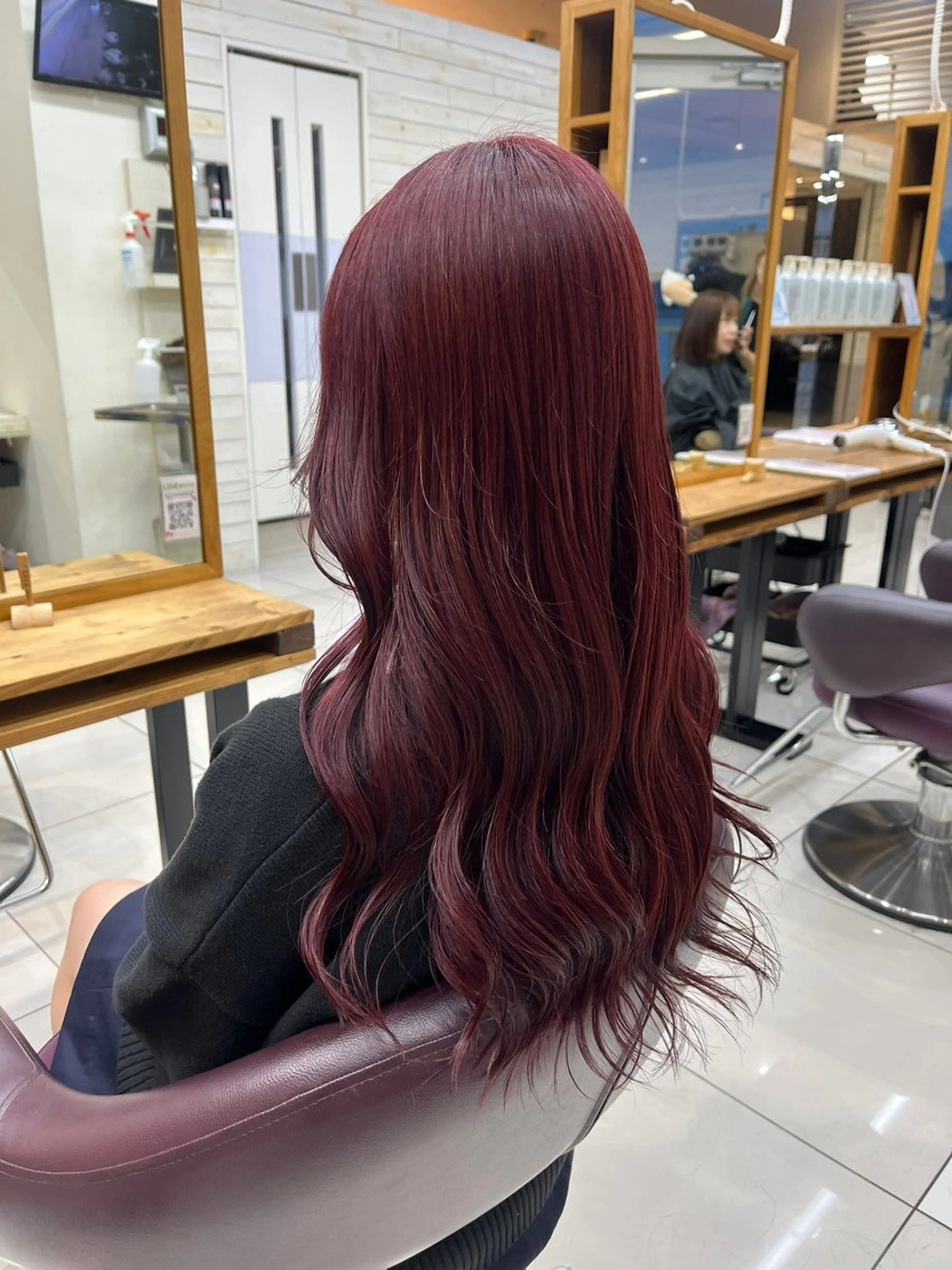 【ブリーチなし】ダブルカラー🍒＋🫧2STEPトリートメント🫧の写真