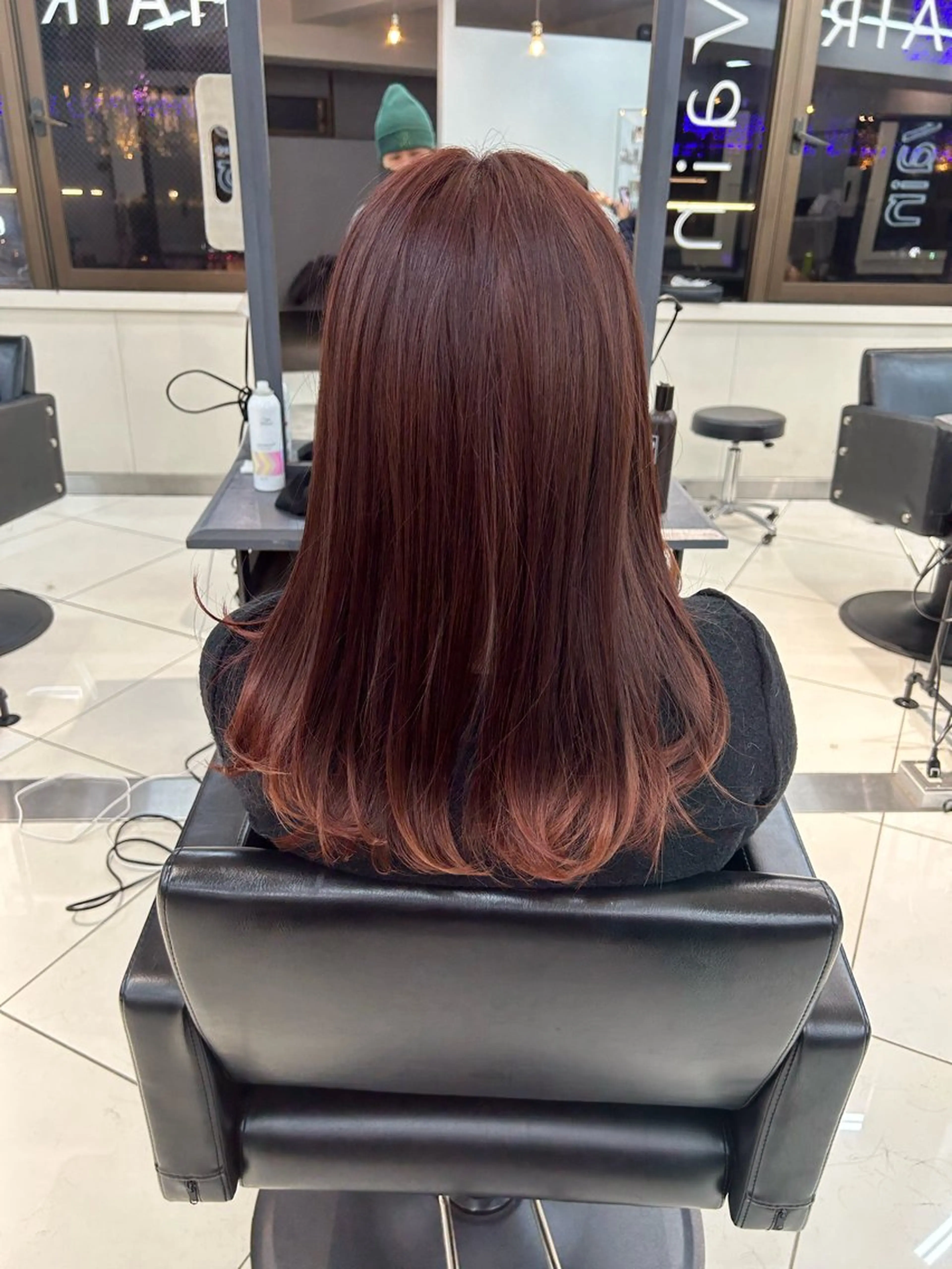 セミロング くびれボブレイヤー 渋谷/kougaのヘアスタイル