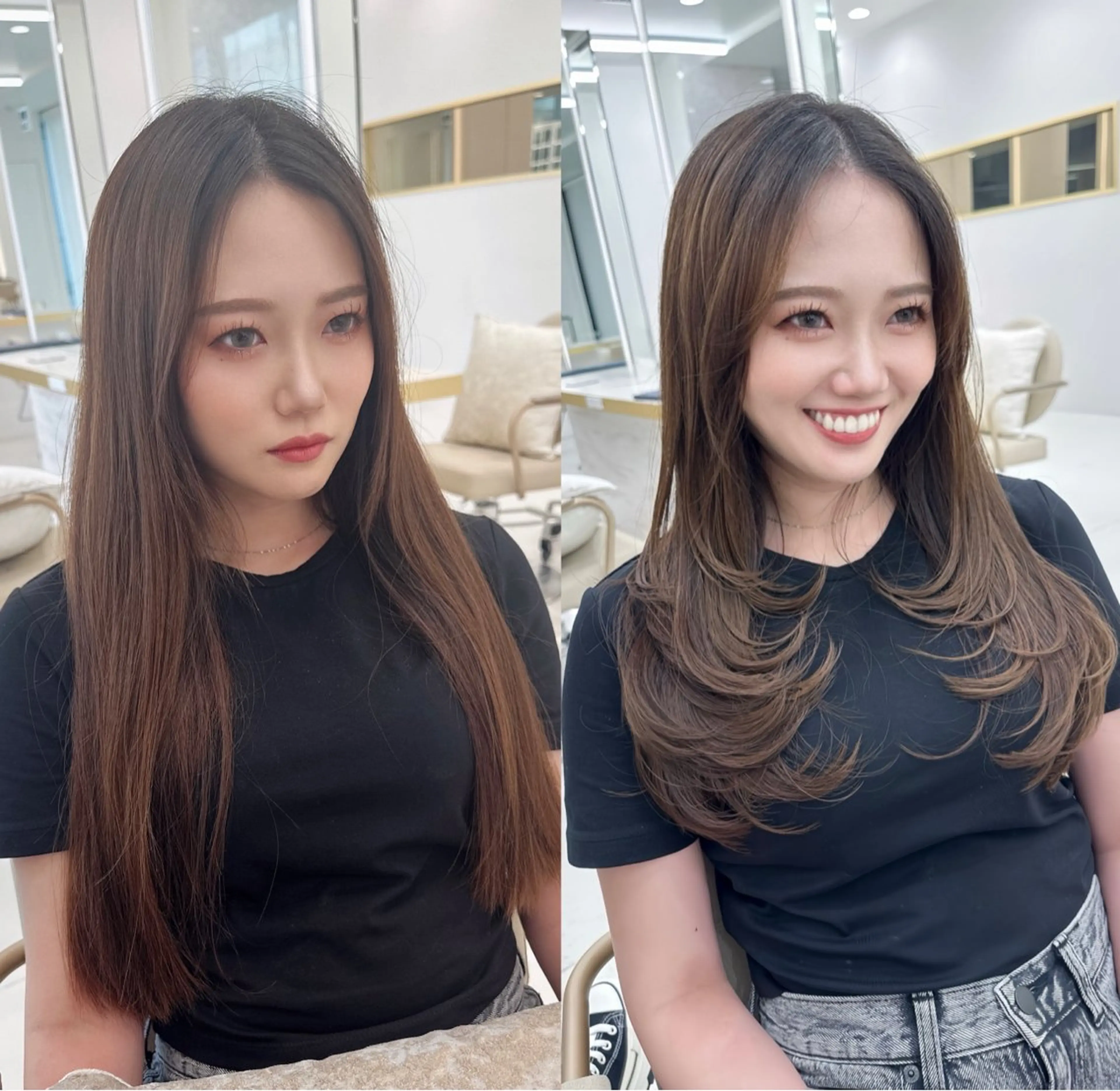 ロング カット 似合わせ/レイヤー /顔まわり/池田歩樹のヘアスタイル