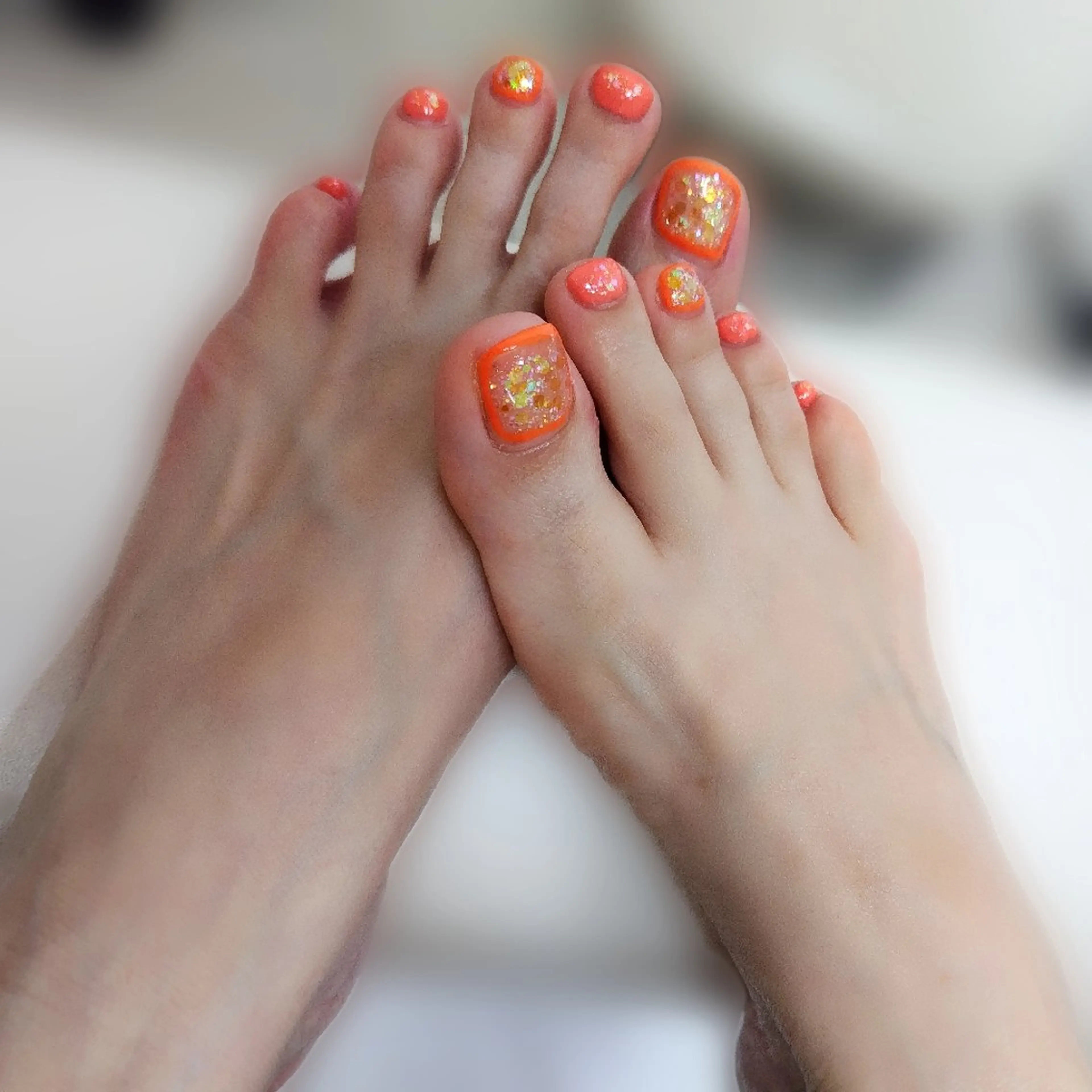 ネイル フットネイル 黒浜 ちなみのネイルデザイン