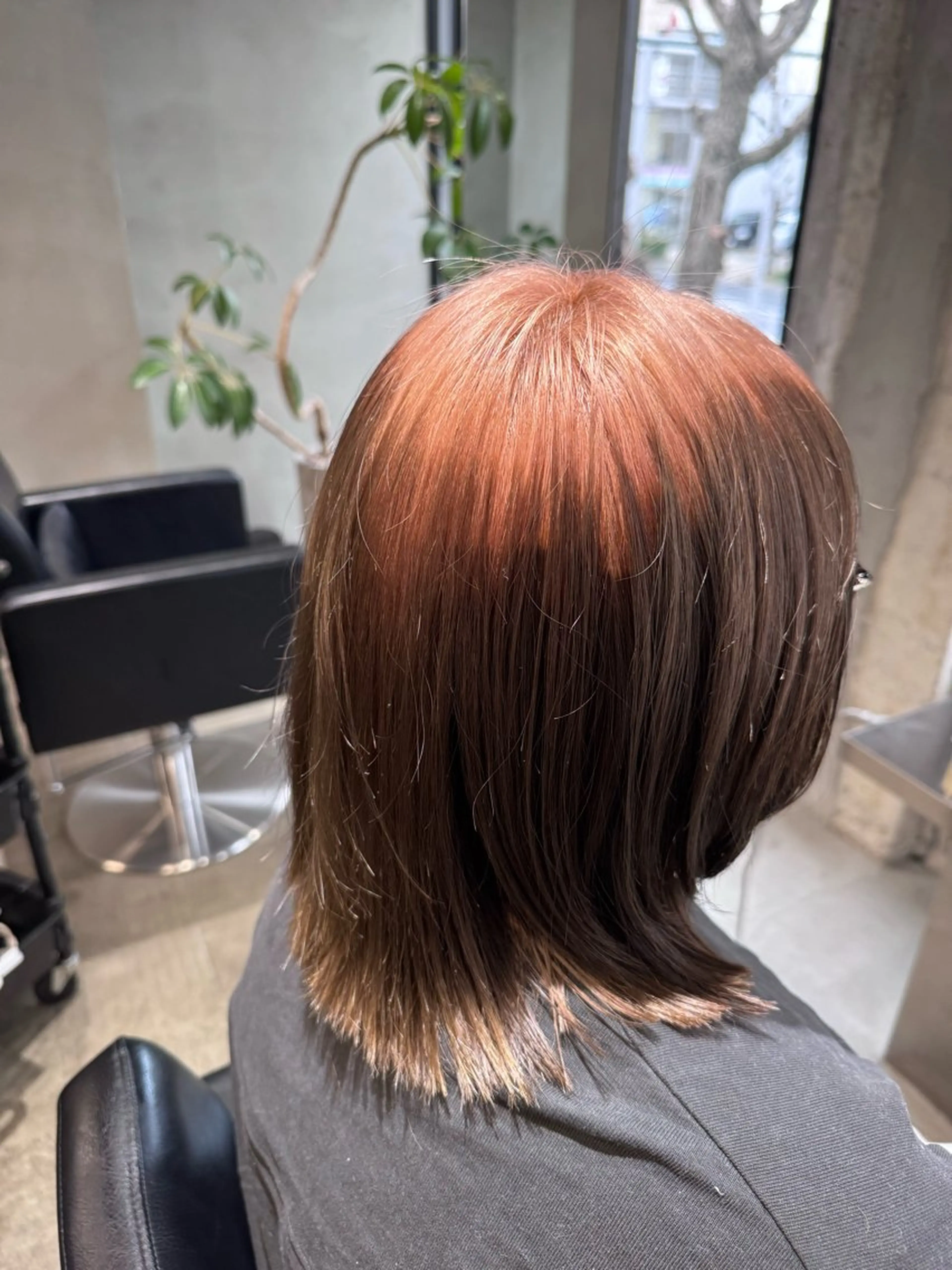 セミロング カラー カット ヘアカラー トリートメント 艶髪/髪質改善/ MONSO山本のヘアスタイル