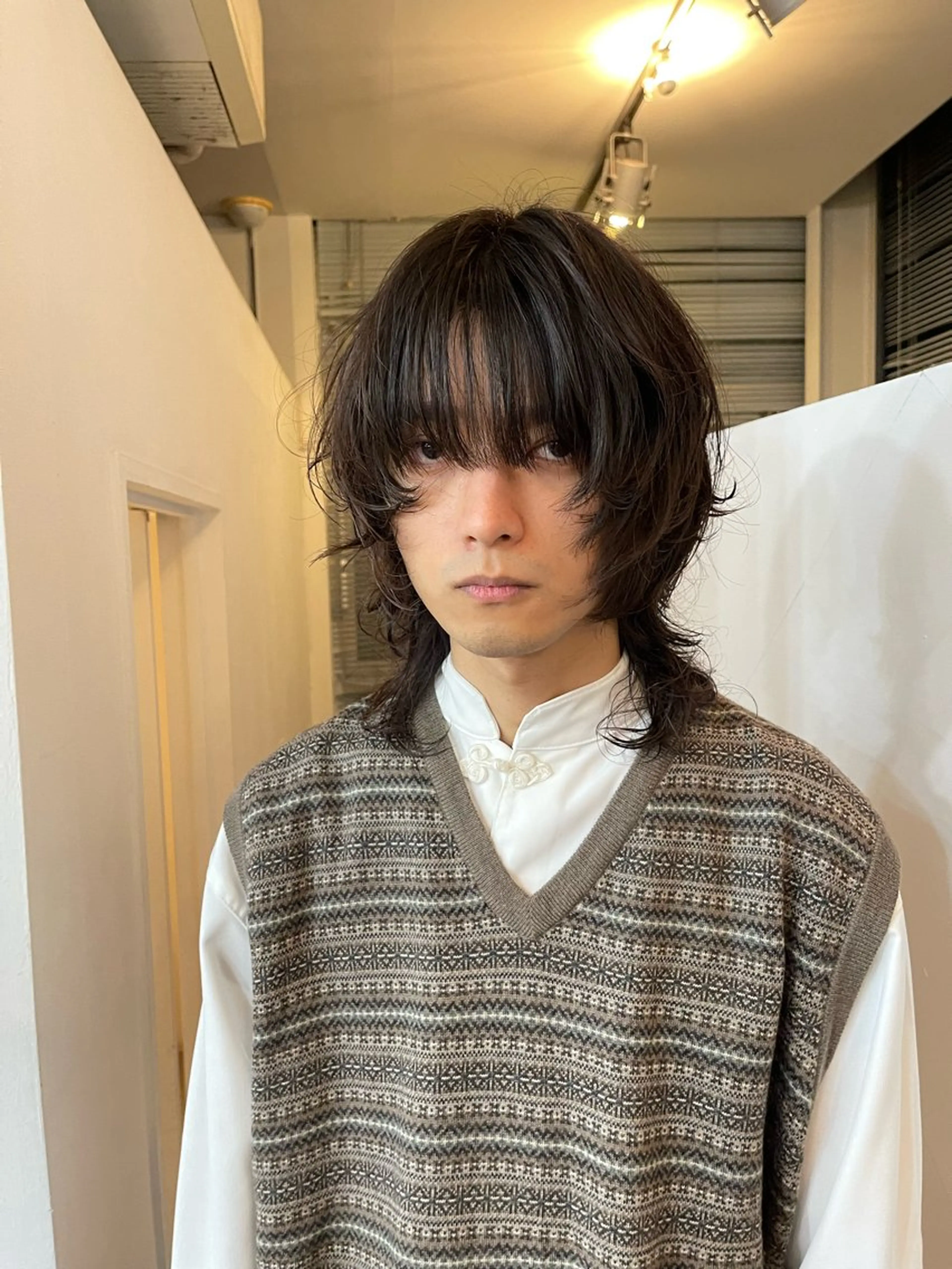 ミディアム パーマ ミディアムパーマ 顔まわりレイヤー レイヤーカット ボブ/レイヤー /河内温太のヘアスタイル