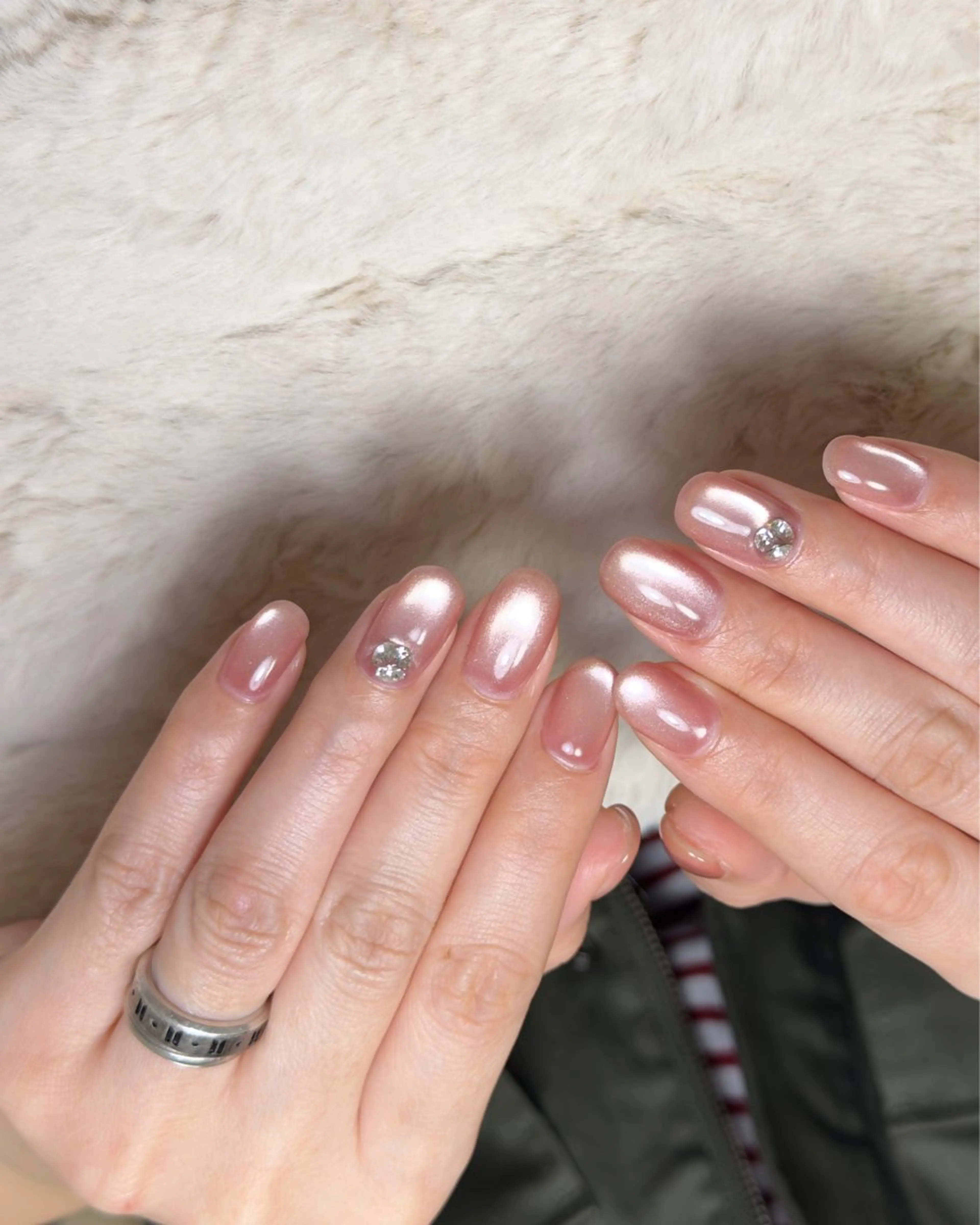 ネイル ハンドネイル 'mm所属・'mm  (ミリ) ＭＡＮＡＭＩのネイルデザイン