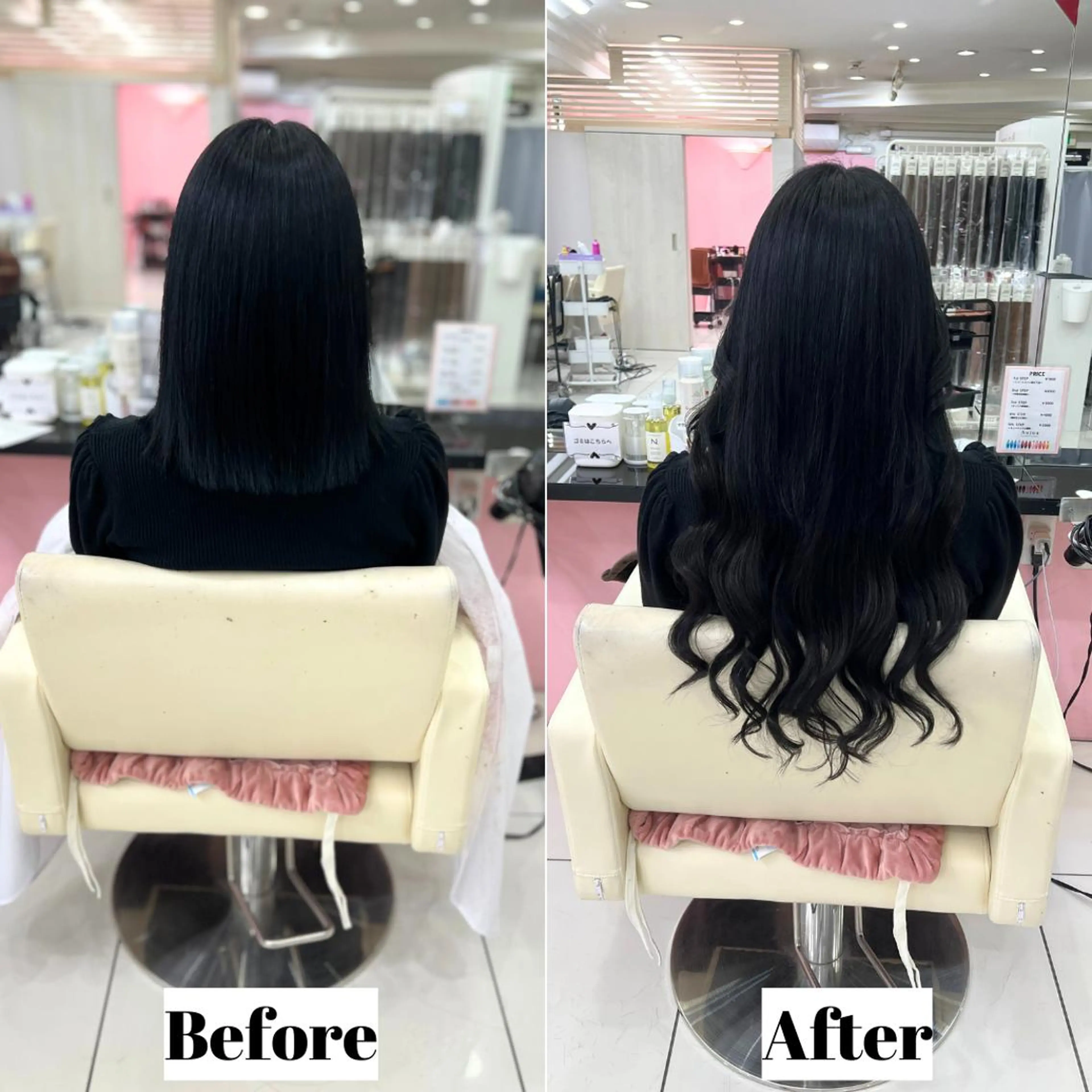 💖2回目【エクステ+エクステカット】シールエクステ80本💖の写真