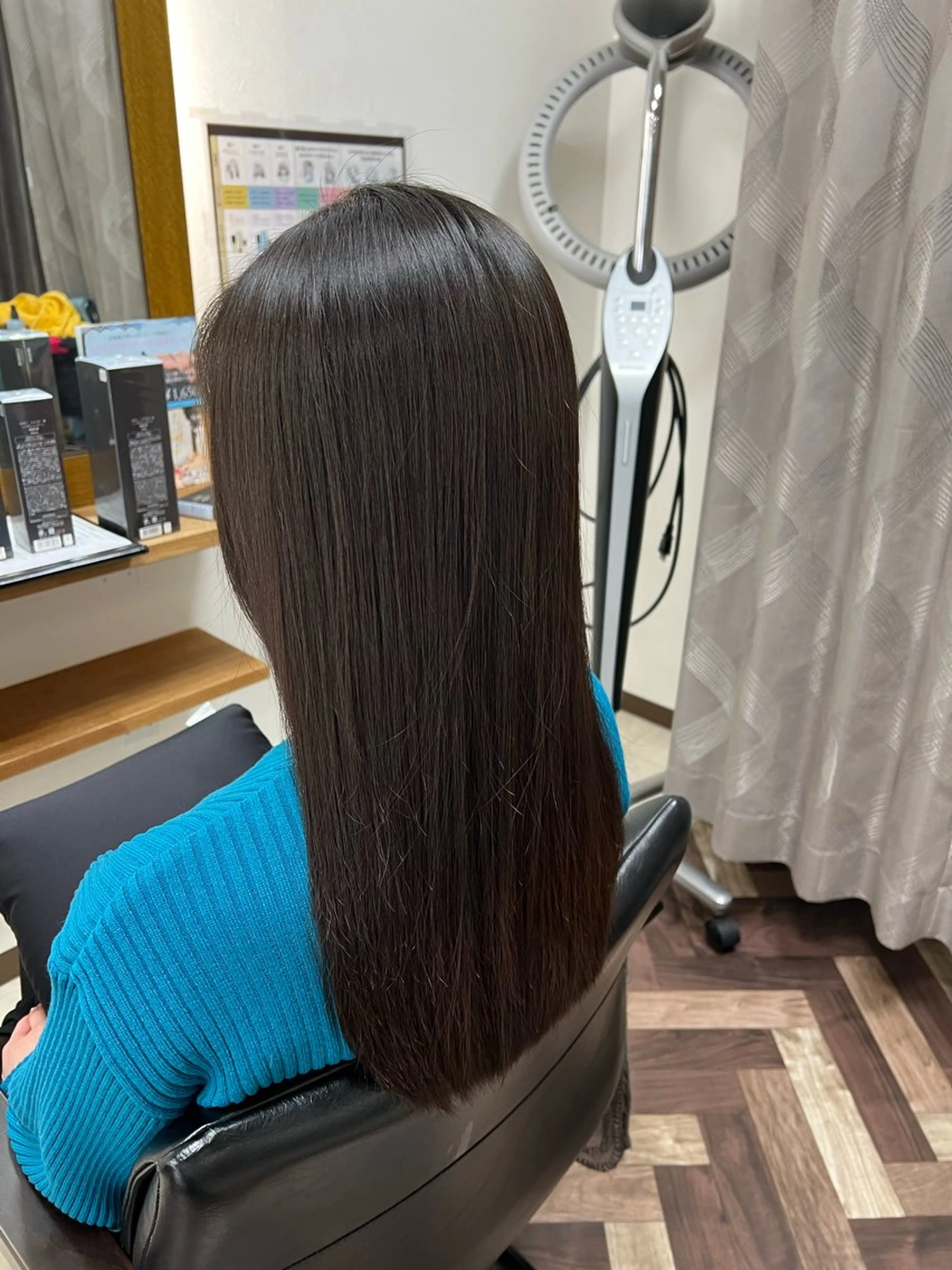 ロング トリートメント 髪質改善/マツパ 垢抜け透明カラー衣笠のヘアスタイル