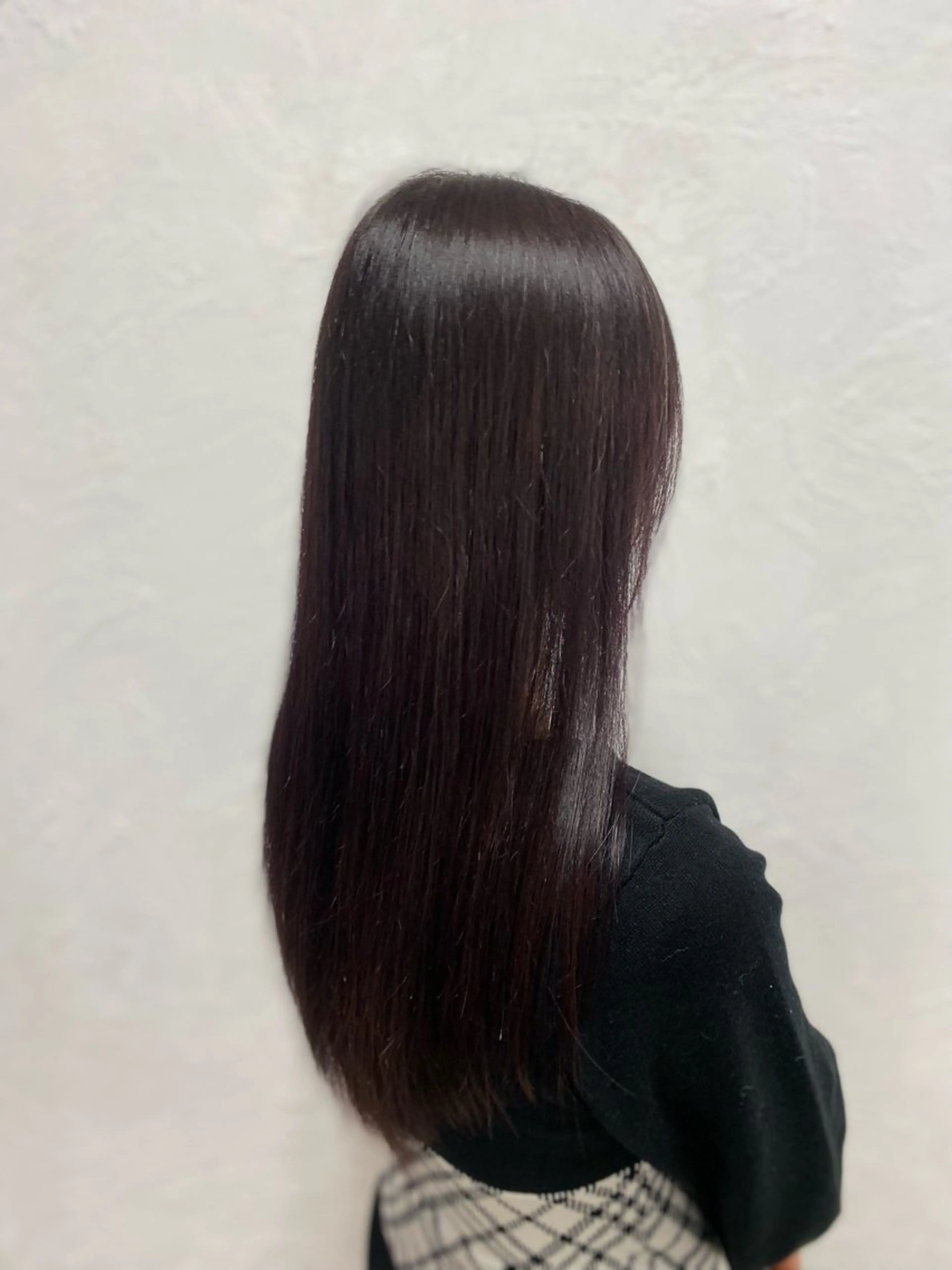 ロング カラー グレージュ ラベンダーカラー ラベンダーグレージュ ラベンダーグレー ヘアカラー トリートメント 【SiLO】 nanamiのヘアスタイル