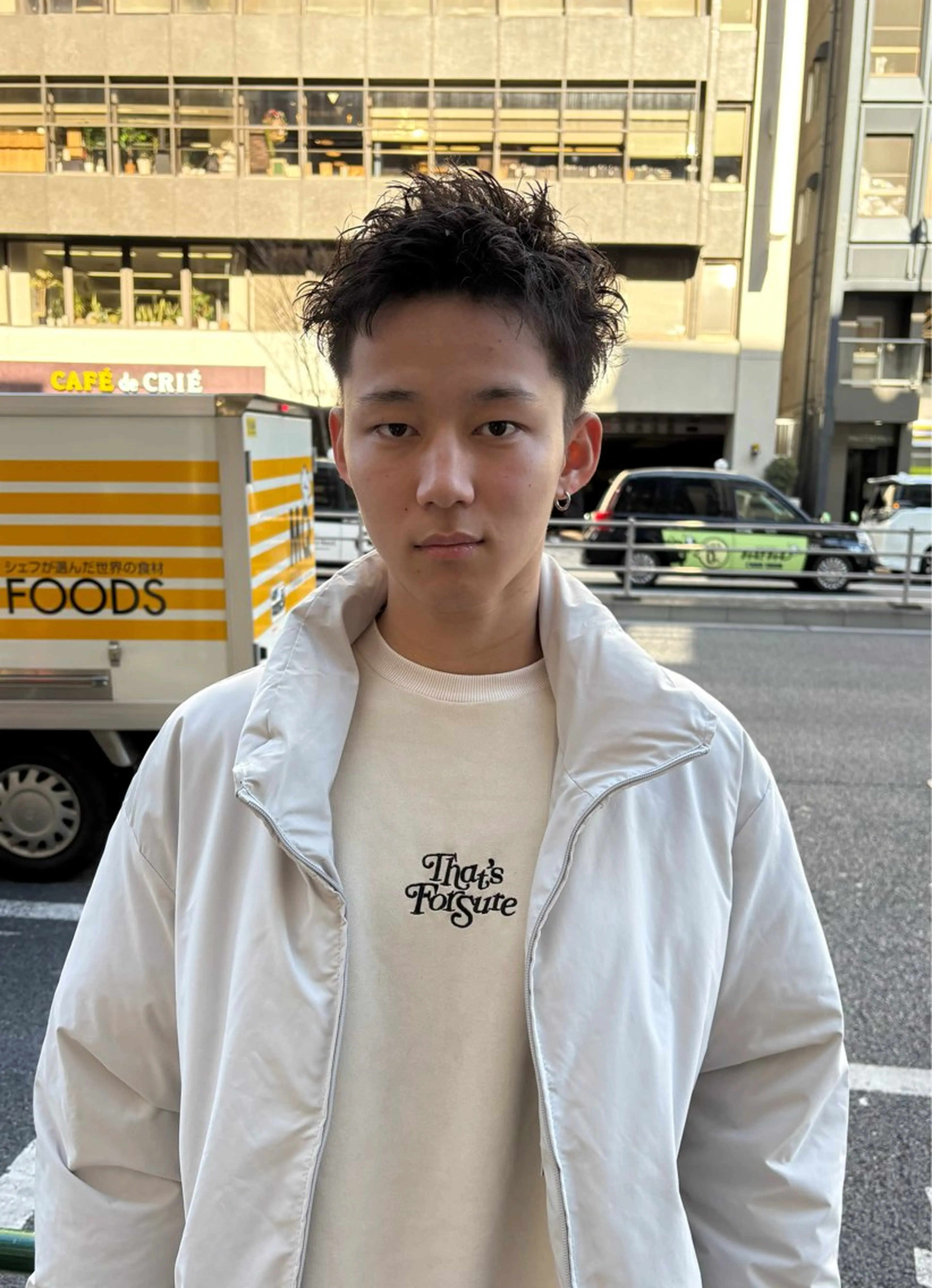 ショート パーマ ハイライト 髪質改善 ショートヘア トリートメント プードルパーマ カット パーマ トリートメント 💈メンズ短髪特化 ✂︎伊藤大輝💈のヘアスタイル