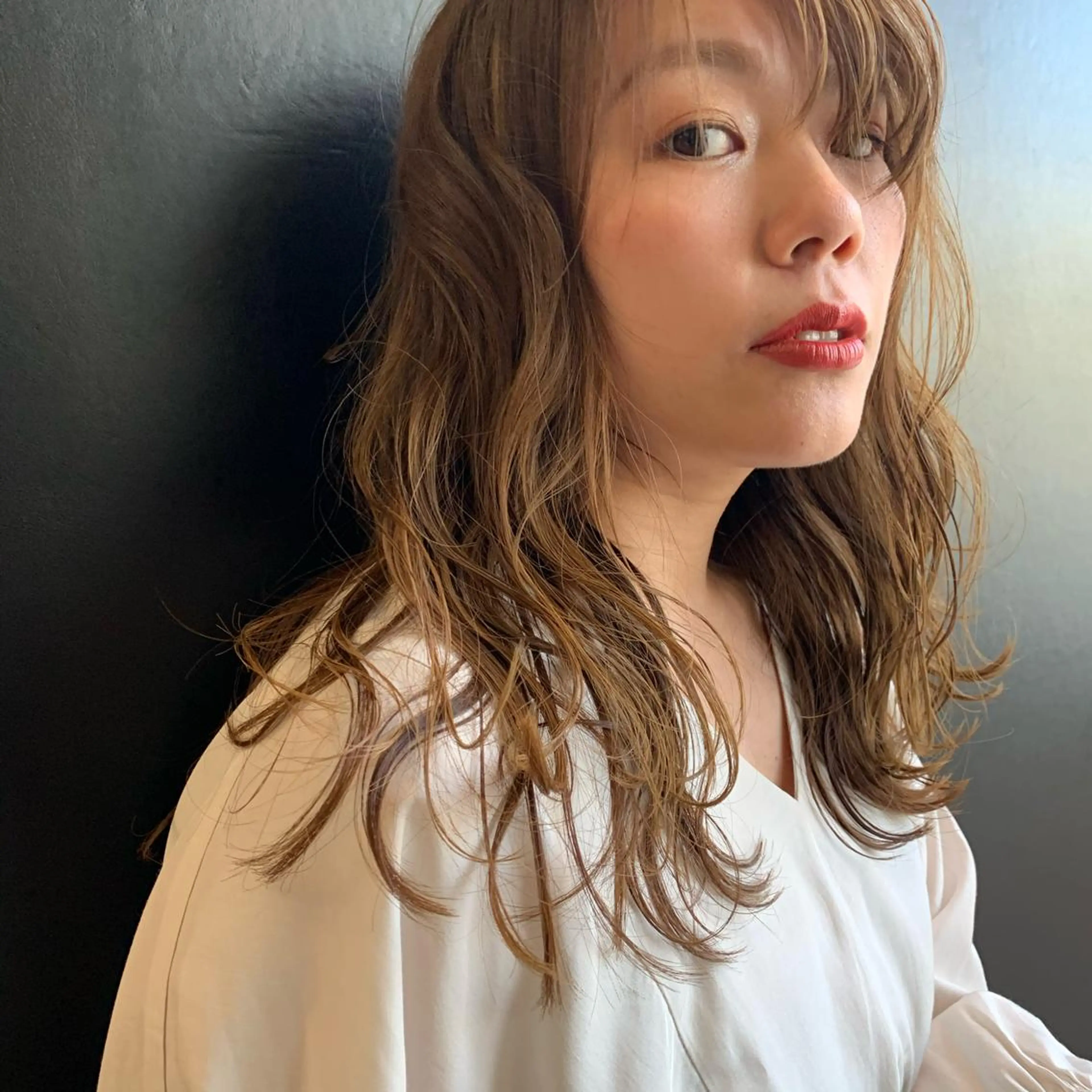 セミロング 仁和山 健汰のヘアスタイル