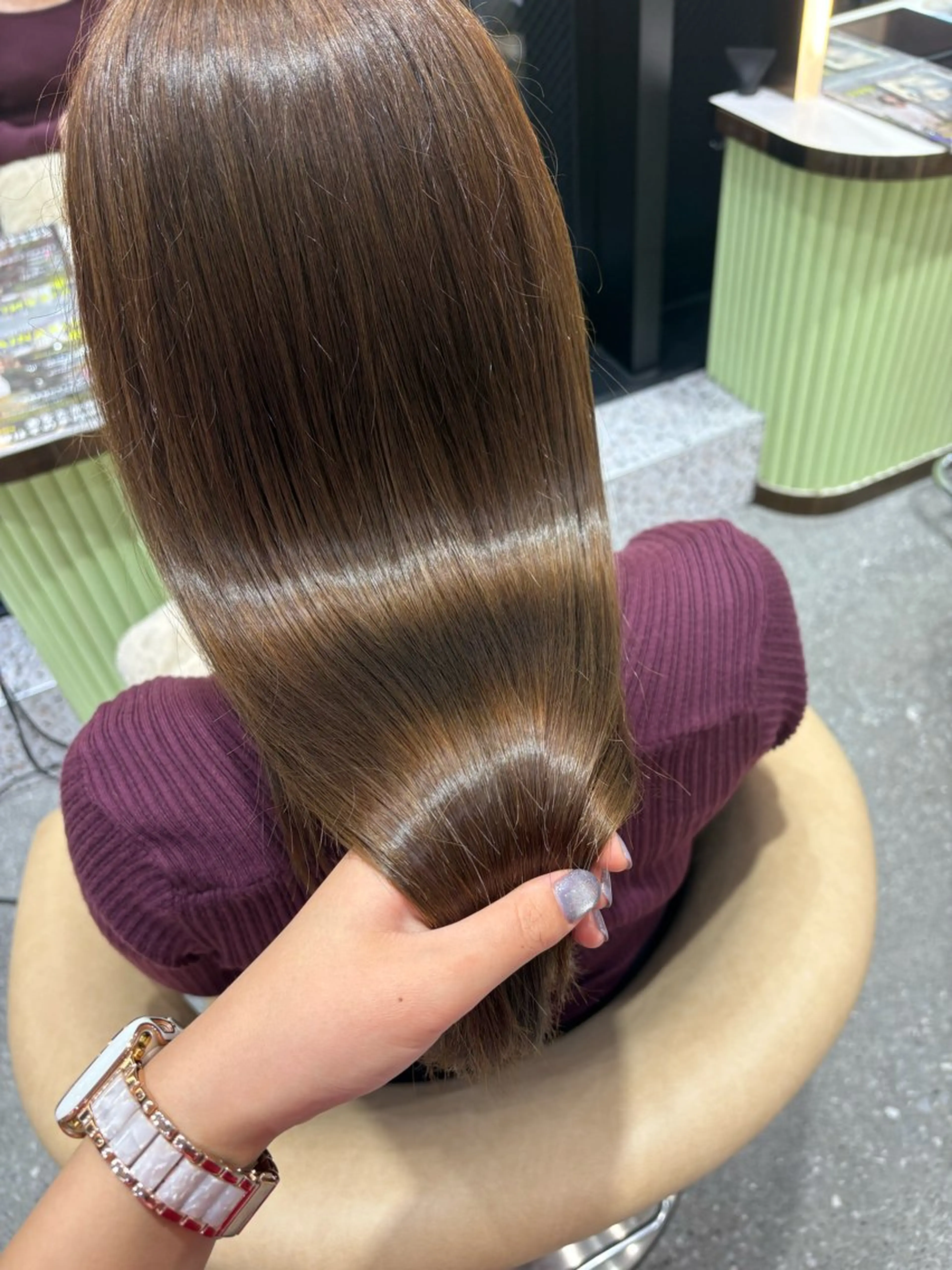 ロング トリートメント 💛ショートボブ│ パーマ│愛華🌼のヘアスタイル