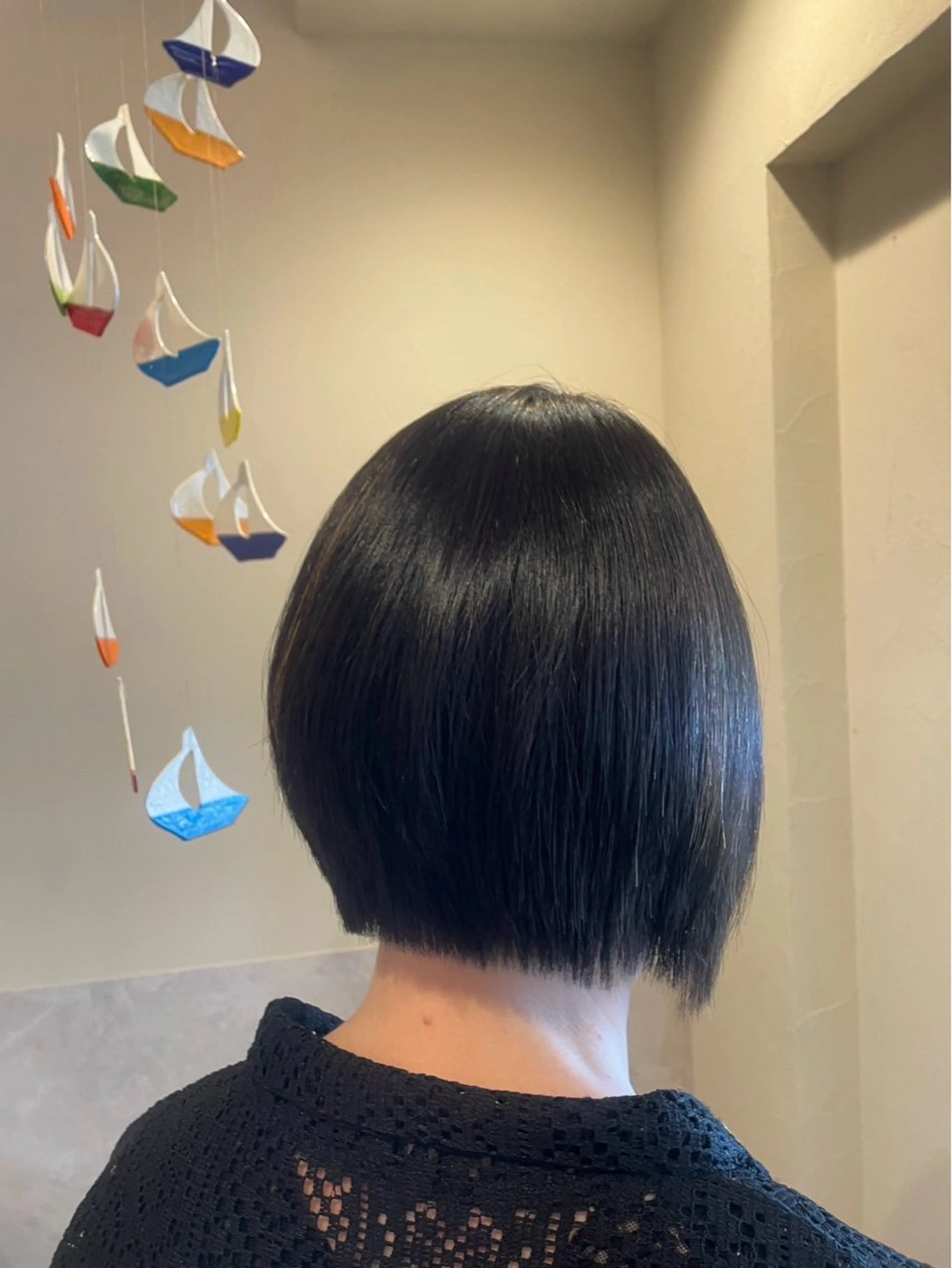 ショート カット 縮毛矯正 藤本 早耶のヘアスタイル