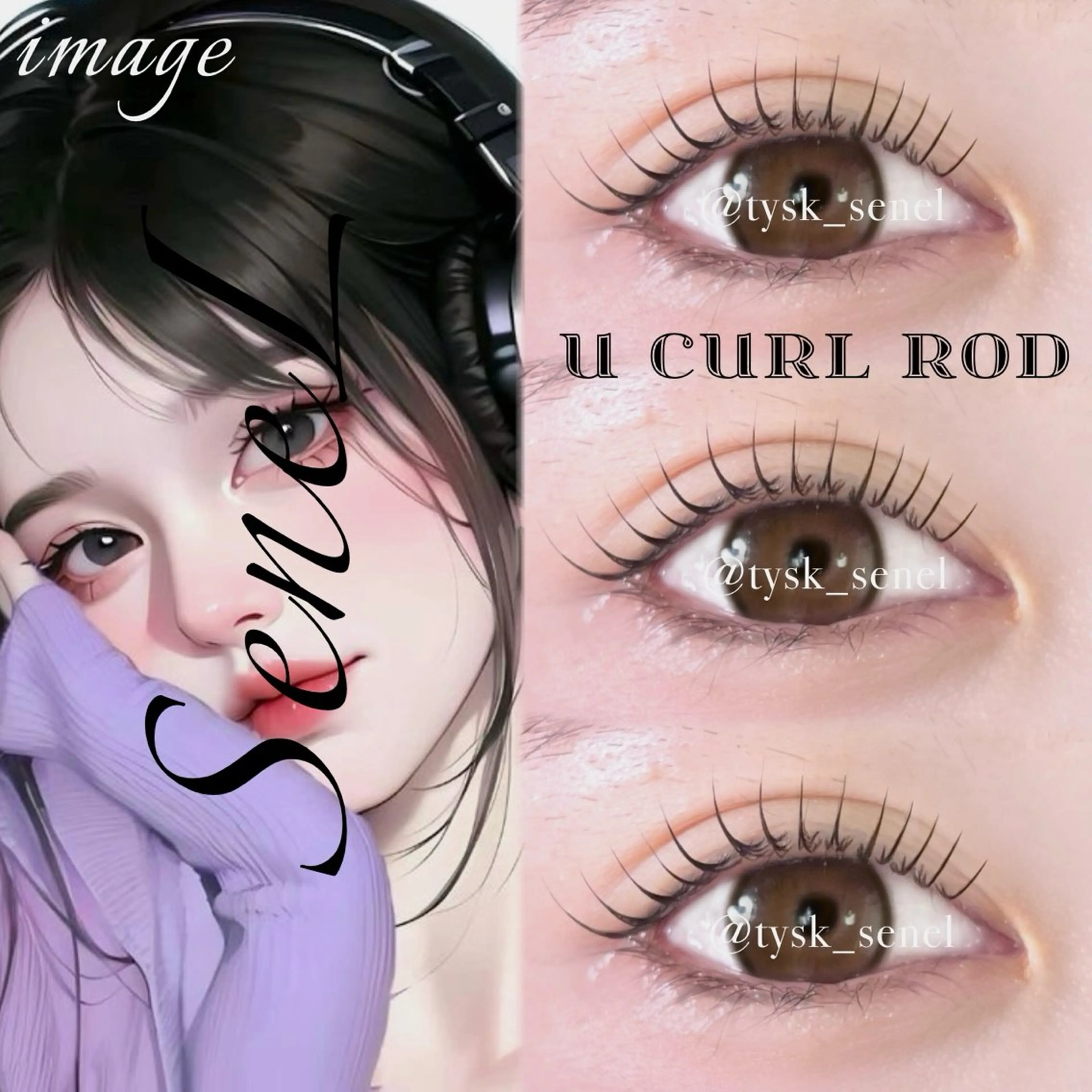 マツエク・マツパ マツパ 大阪梅田 SAKI 韓国風束感まつ毛のマツエク・マツパデザイン