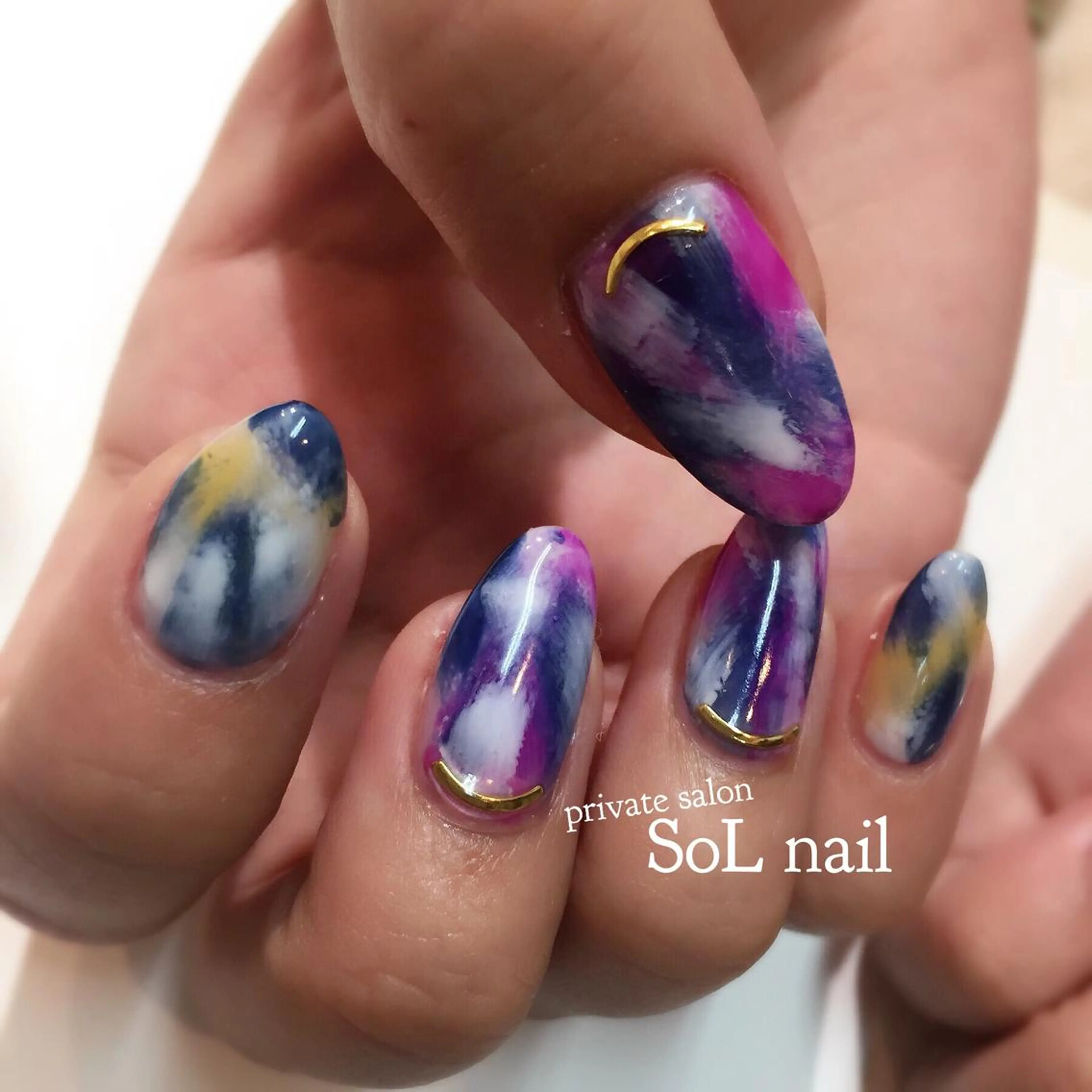 ネイル アートネイル ニュアンスネイル SOL NAILのネイルデザイン
