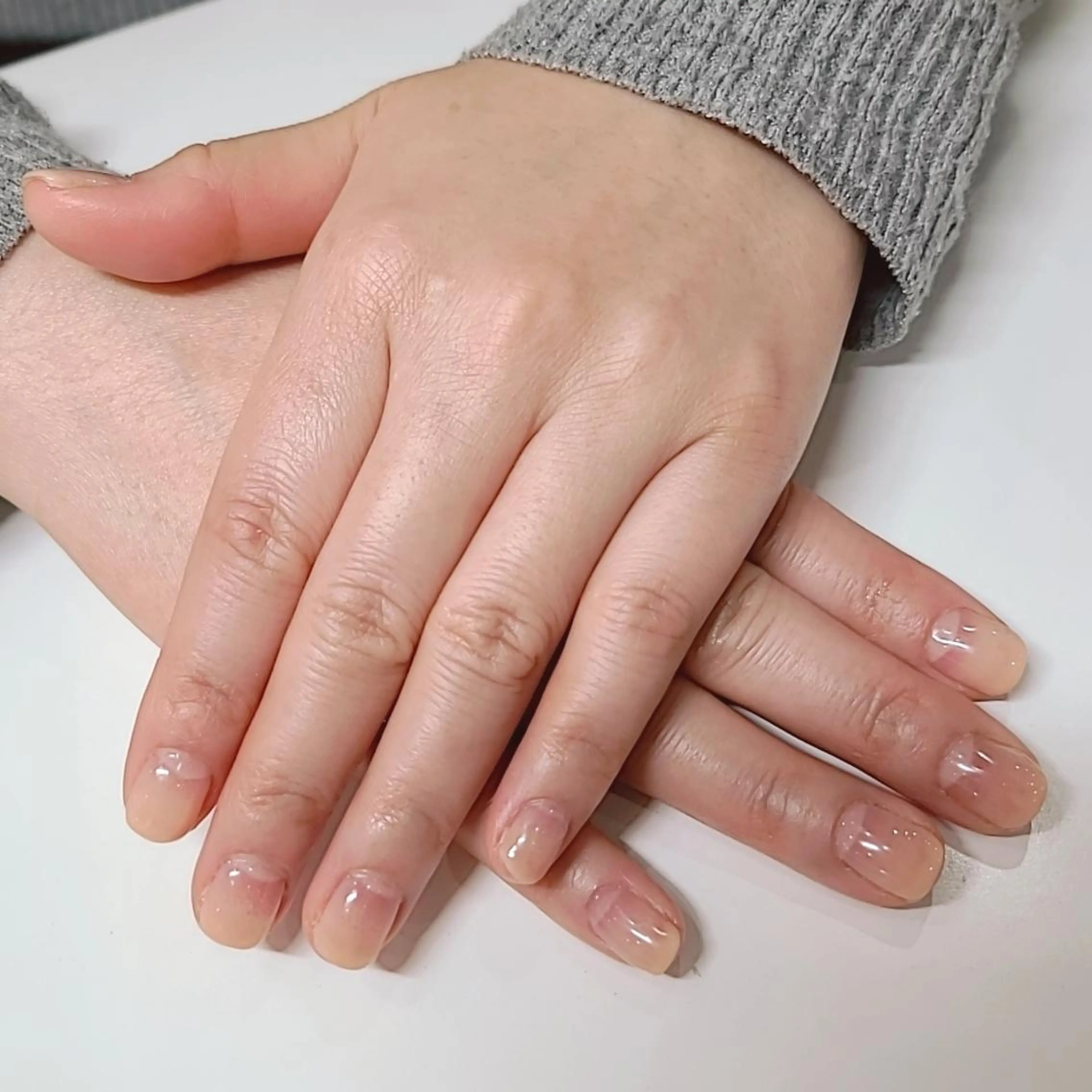 ネイル グラデーション シンプルネイル セプトアカデミー まいのネイルデザイン