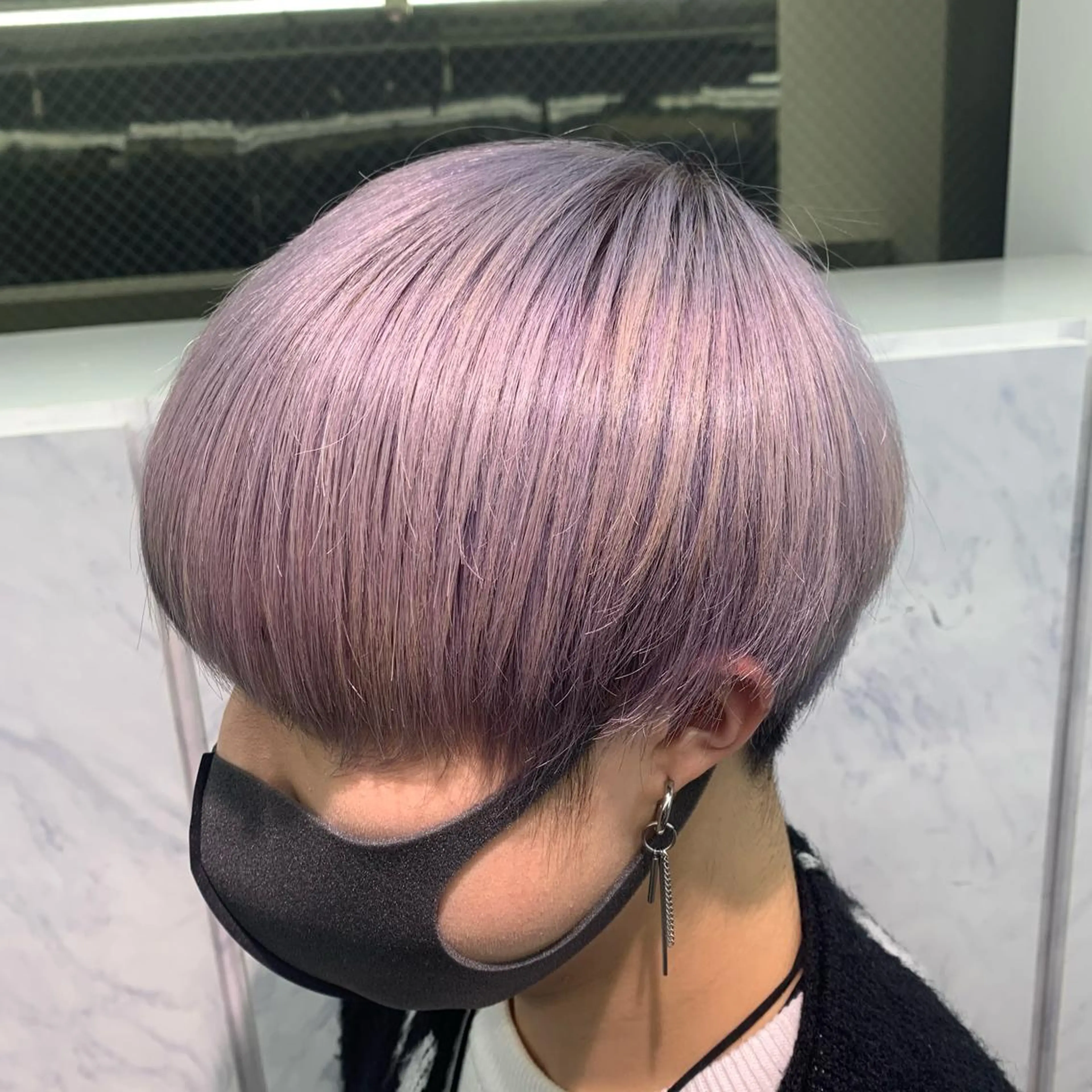 カラー メンズ メンズブリーチ ブリーチ 韓国🤍ワンホンヘア みかん🇨🇳のヘアスタイル