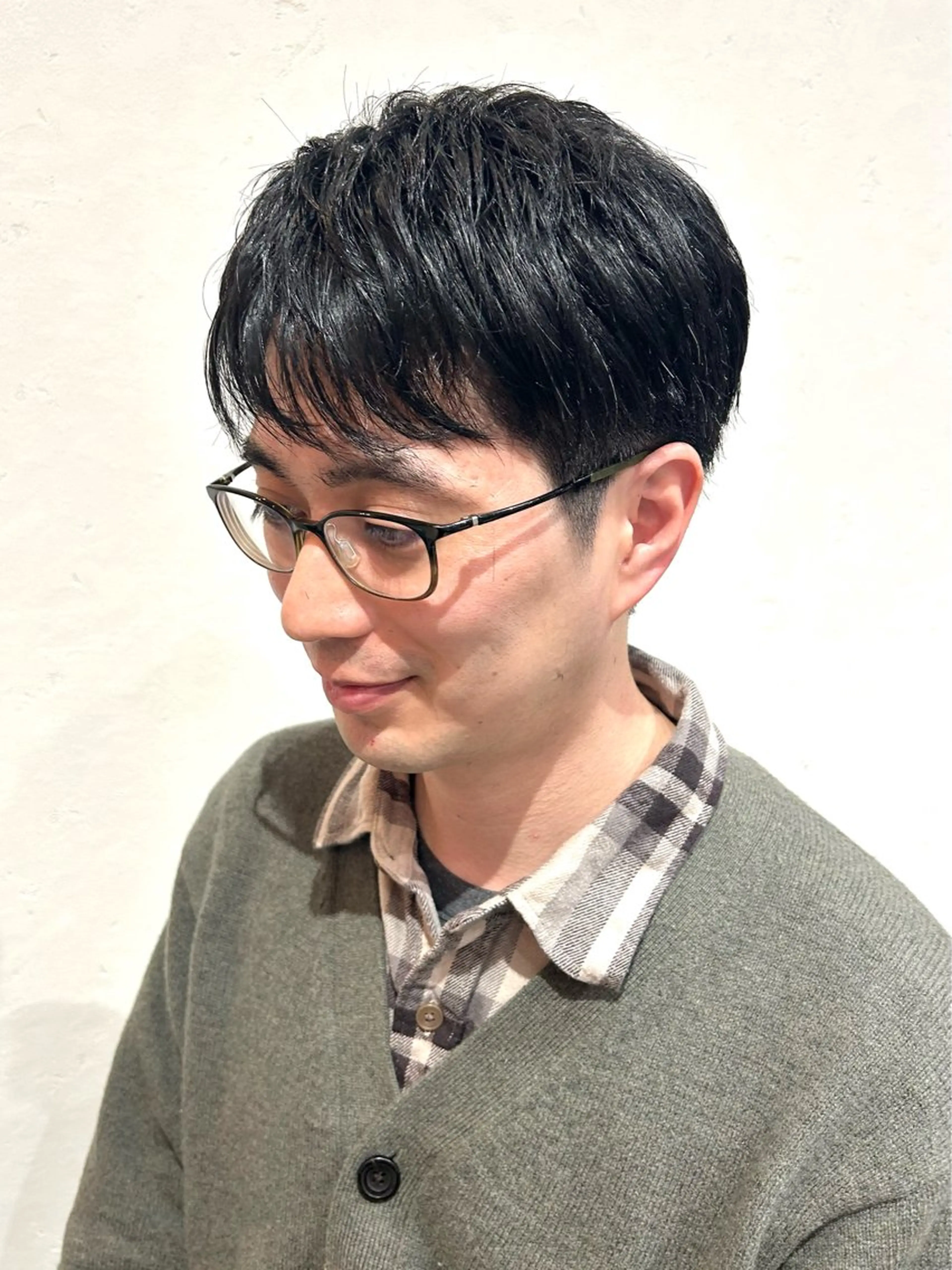 メンズ 北島 遥香🫧インナ ー /ベージュカラーのヘアスタイル