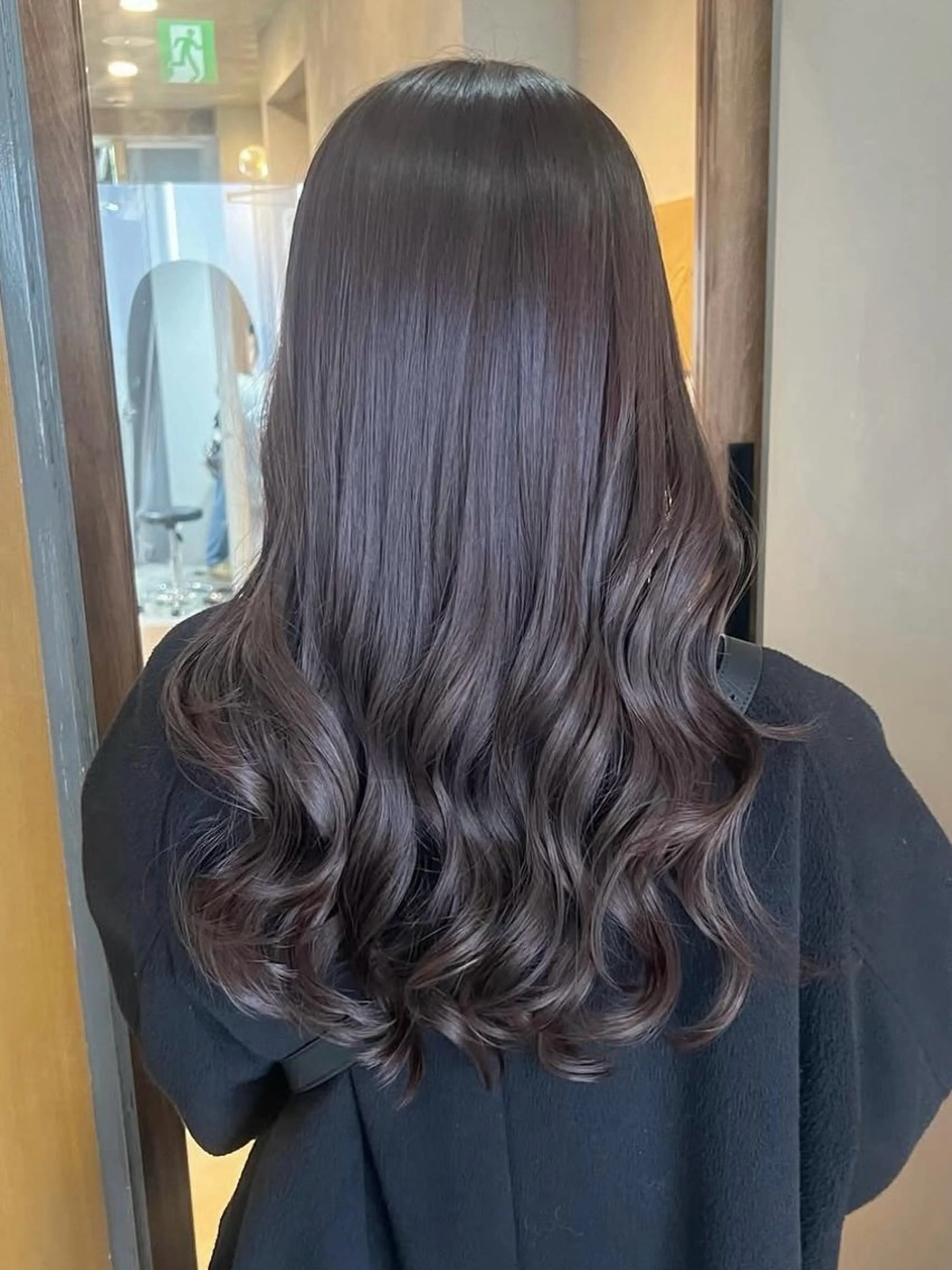 セミロング カラー ブラウンカラー ラベンダーカラー ラベンダーブラウン カット ヘアカラー トリートメント akane/ボブ /オリーブベージュのヘアスタイル