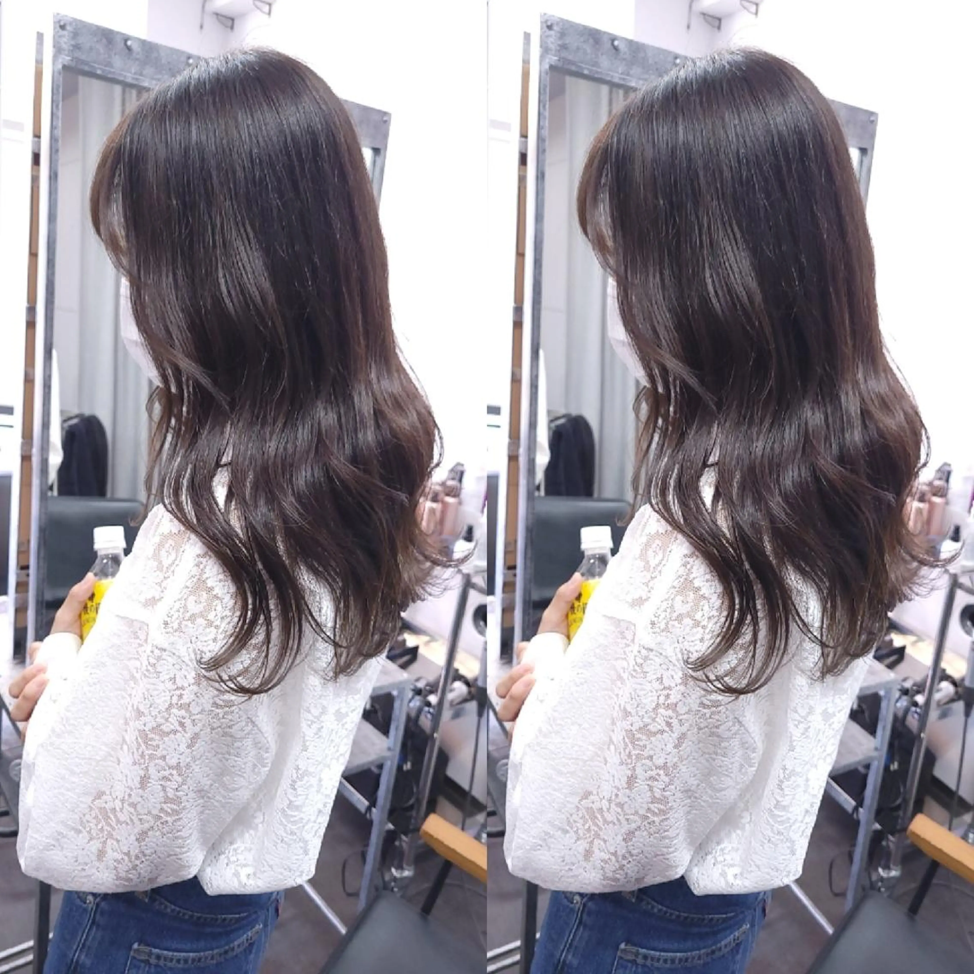 ロング カット ヘアカラー トリートメント 平田 広大のヘアスタイル