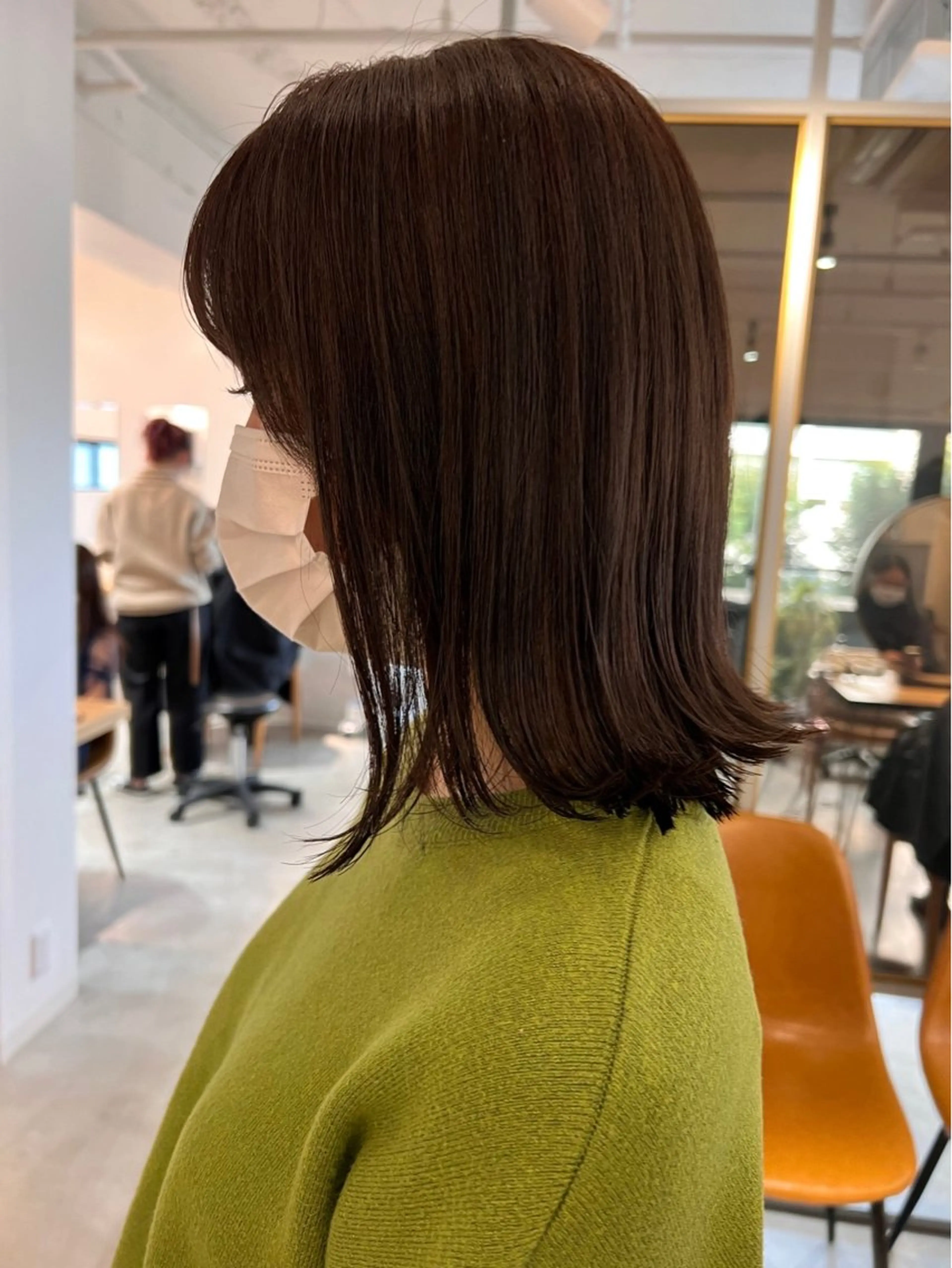 ミディアム カラー カラー/レイヤー /カット泉谷七登のヘアスタイル