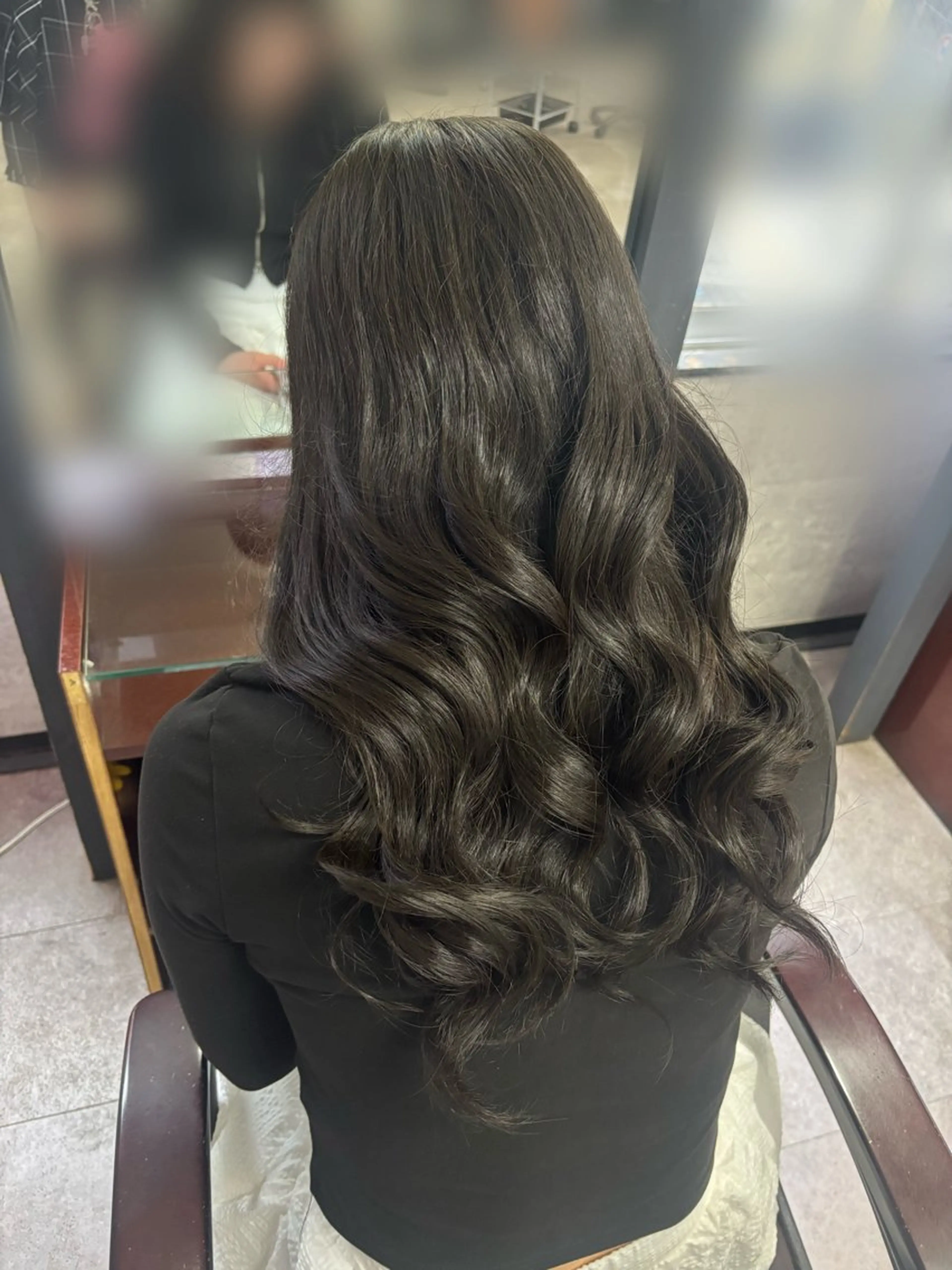 ロング カラー ブラウンカラー オリーブブラウン ヘアカラー OZ 梅田店／ ユウリのヘアスタイル