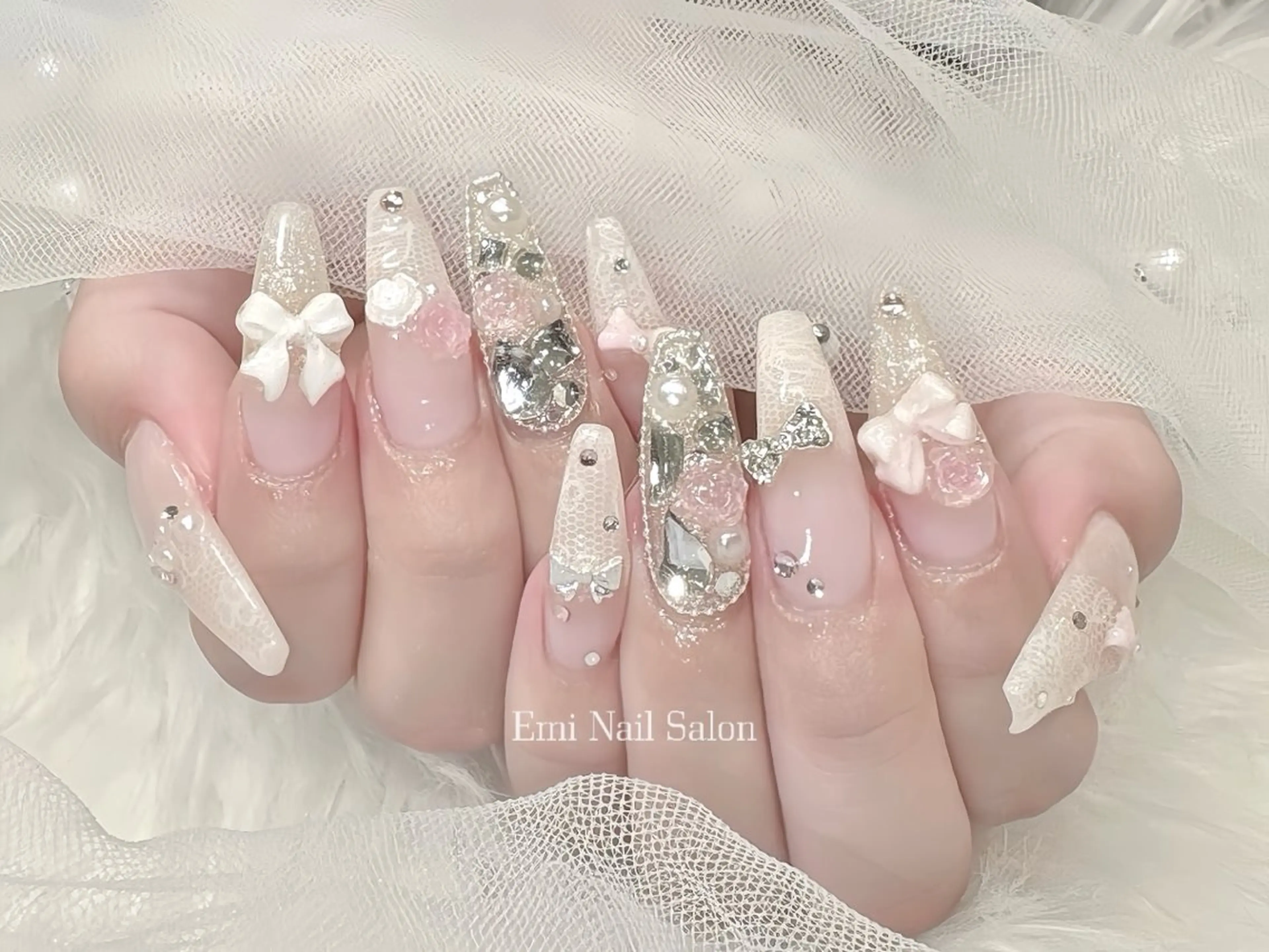 ネイル アートネイル ジェルネイル ネイルチップ Rin Nail 新大久保店のネイルデザイン