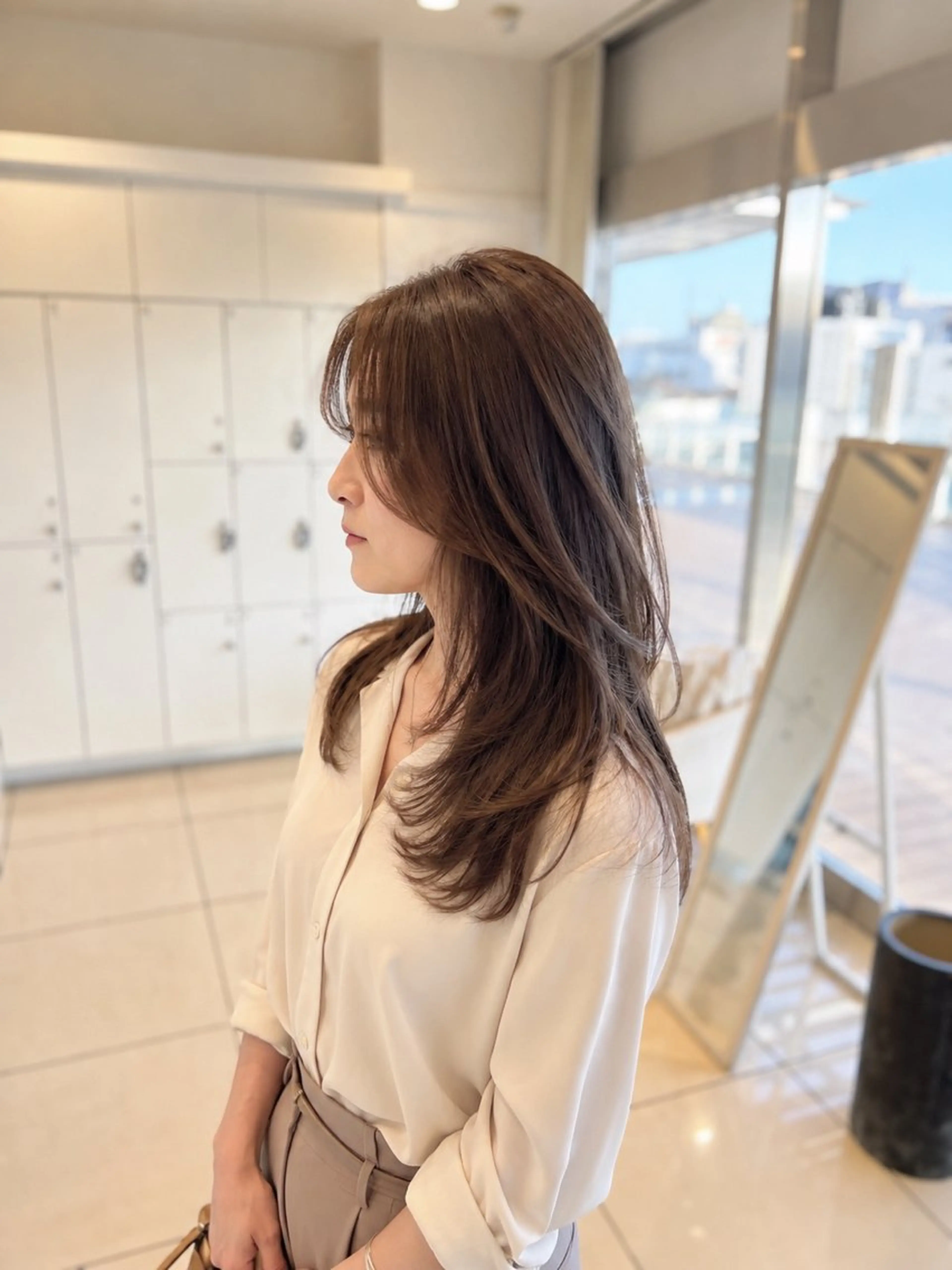 ロング カラー カット ヘアカラー トリートメント 金子 直樹のヘアスタイル