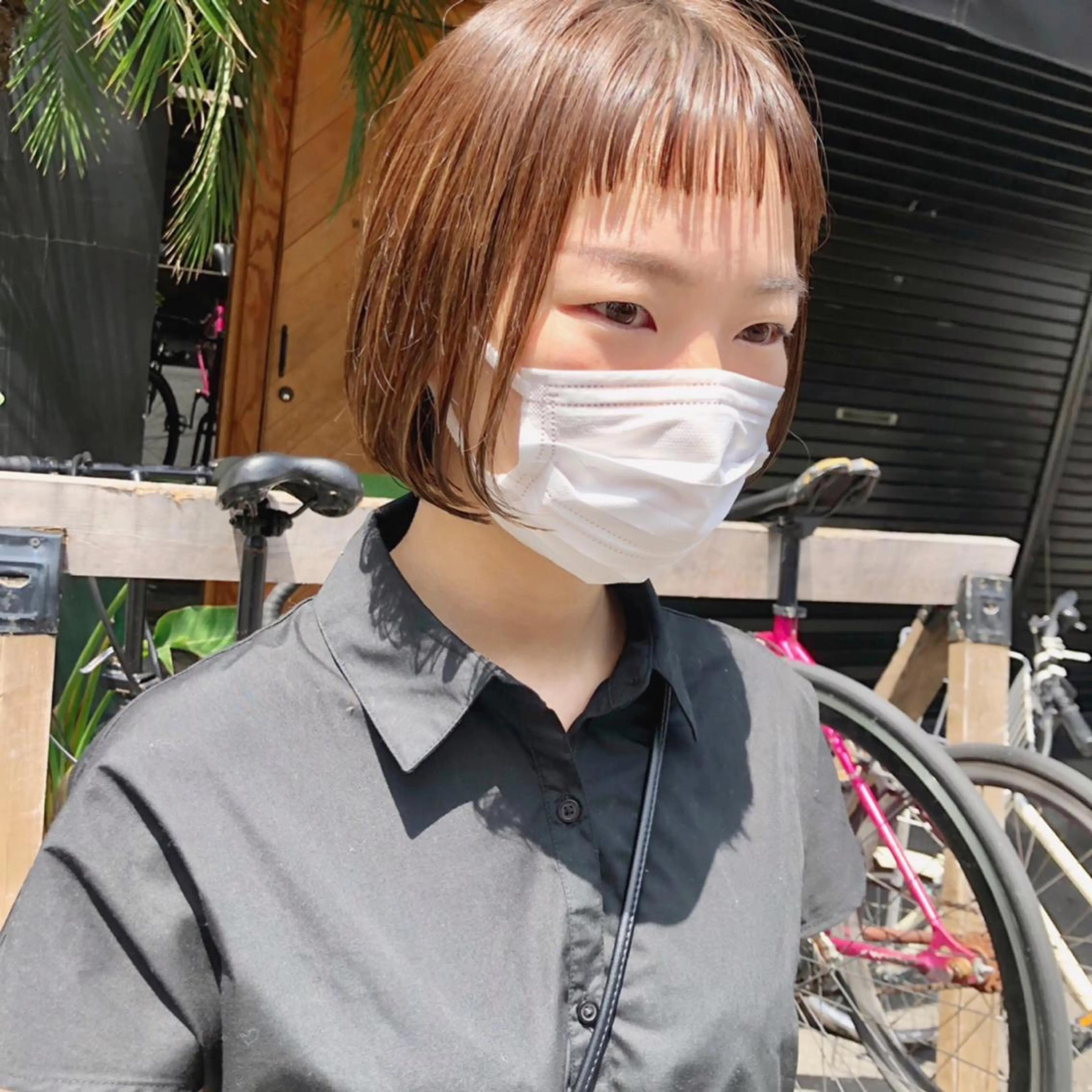 ショート シェアハピ ヤマモトのヘアスタイル