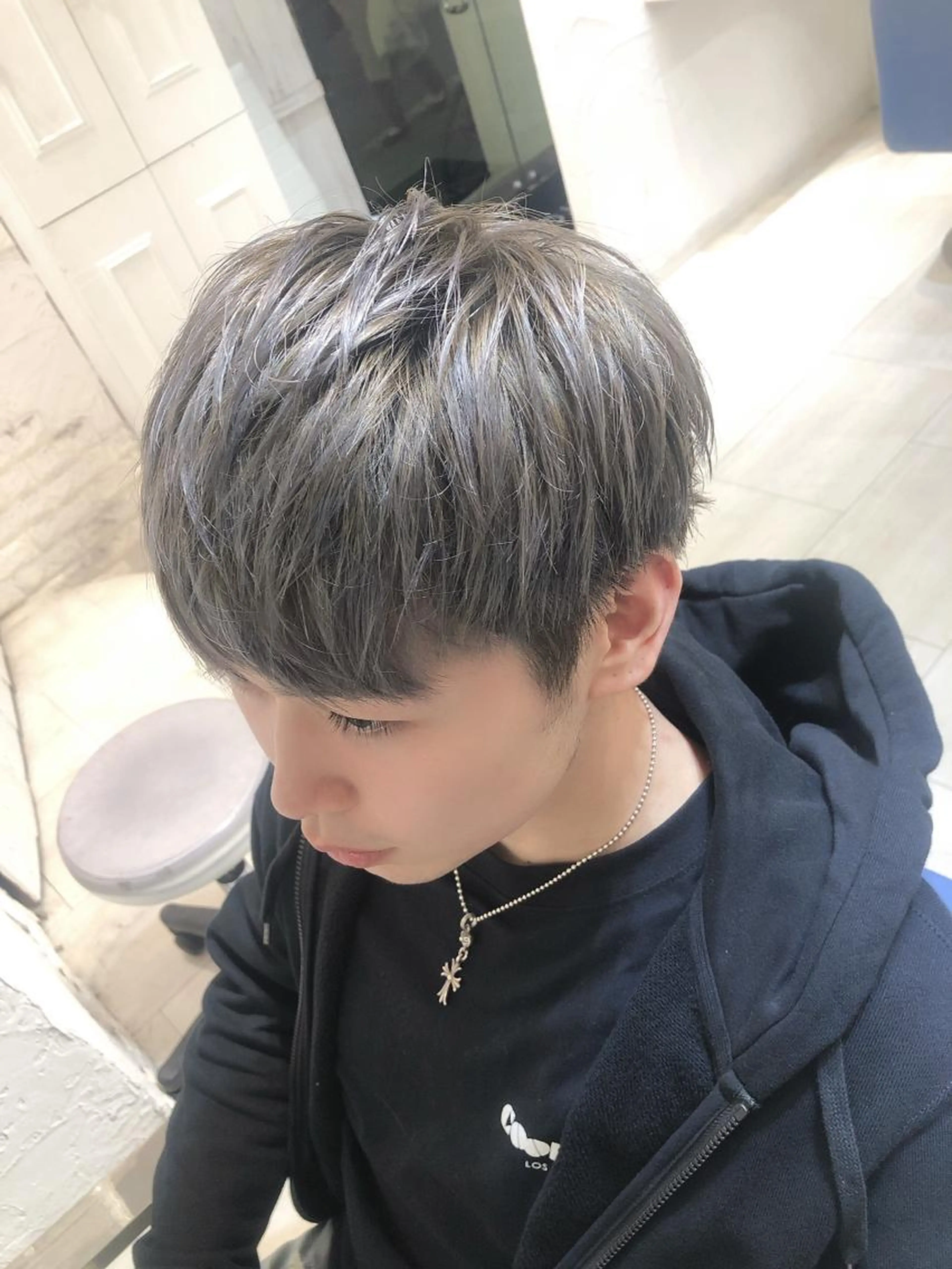 メンズカット+ワンカラー⛓の写真