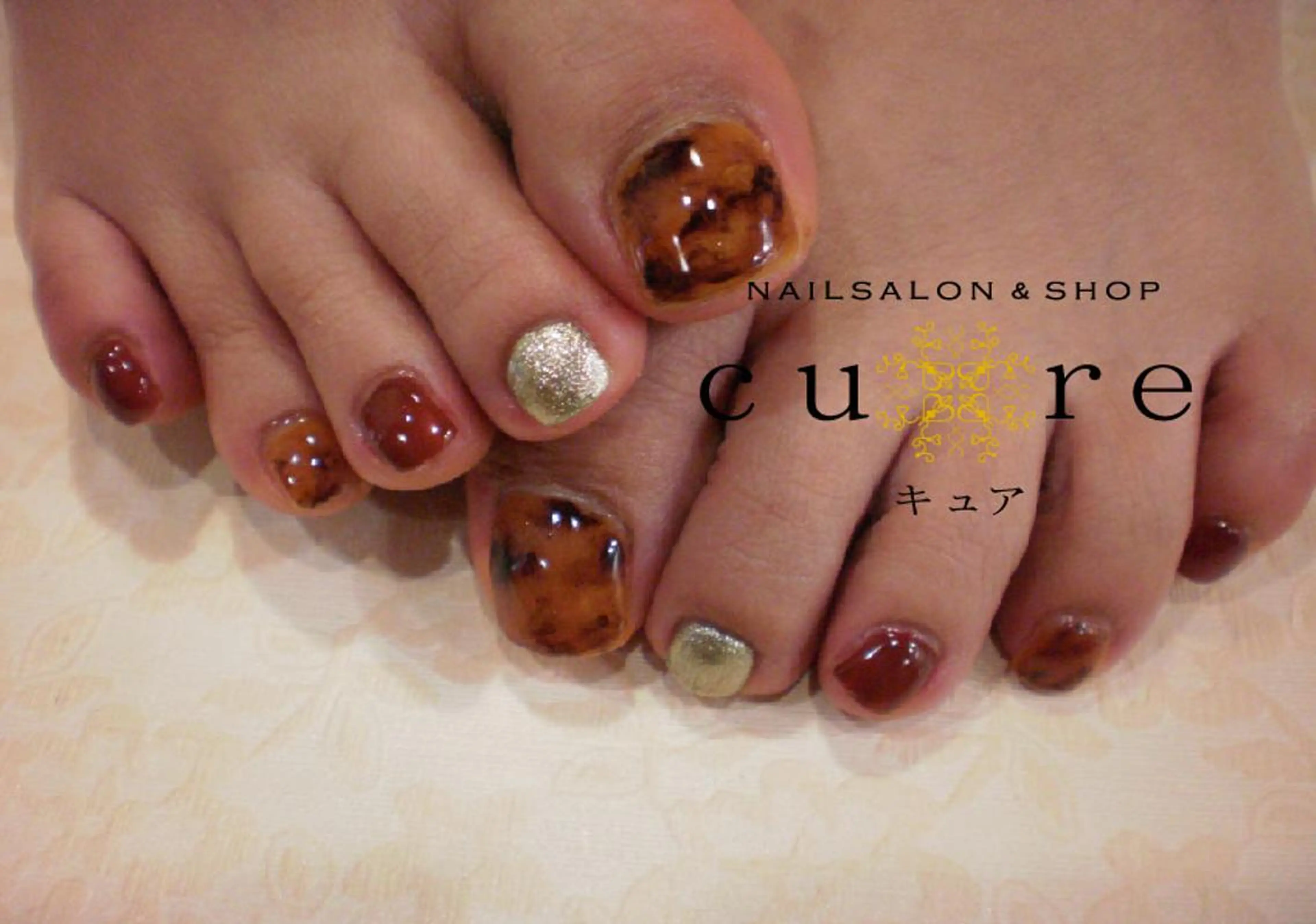 ネイル フットネイル ジェルネイル ネイルサロン Cureのネイルデザイン
