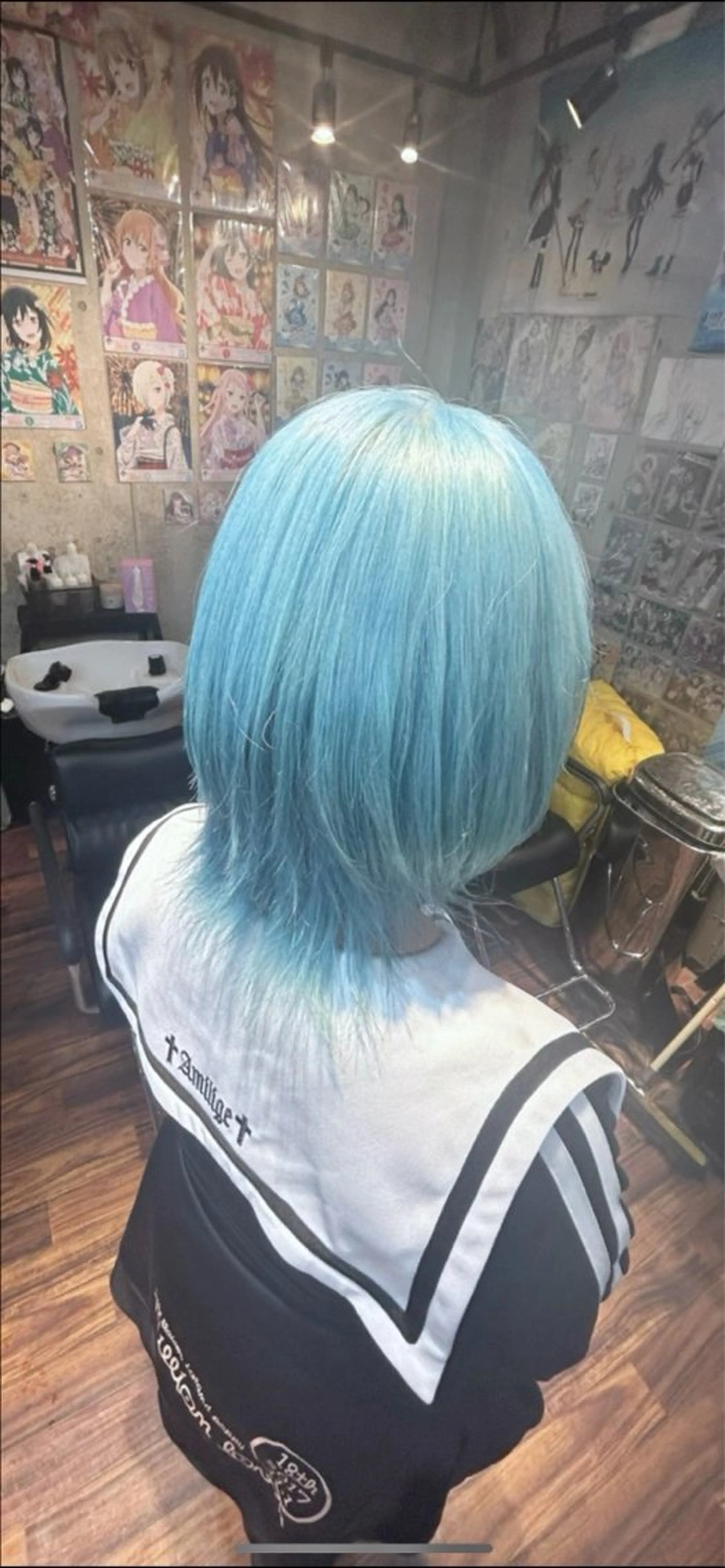 カラー 地雷系/サブカル/ ハイトーン/がーたんのヘアスタイル