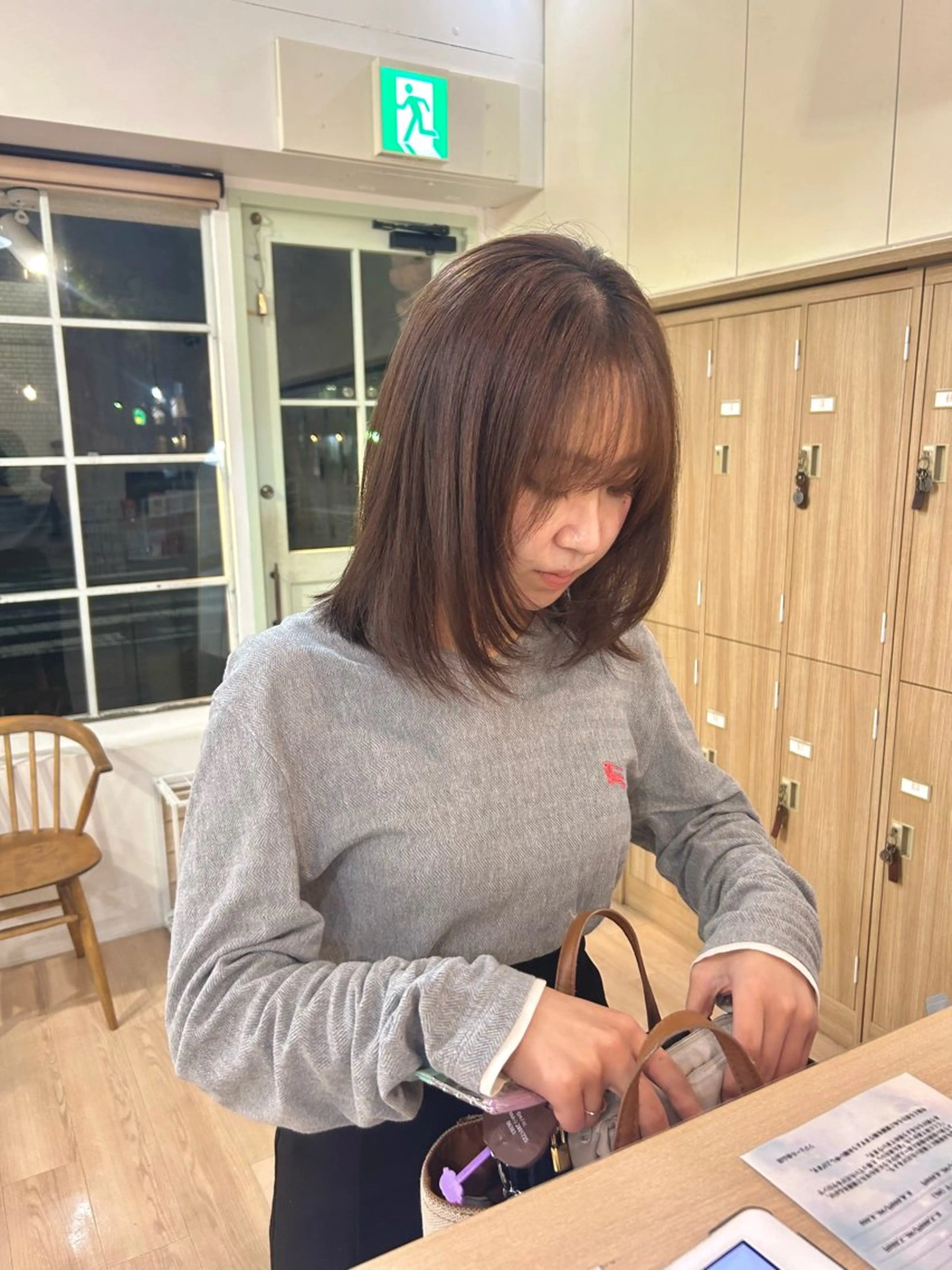 ミディアム カラー レイヤーカット/髪質 改善✨/藤田侑花のヘアスタイル