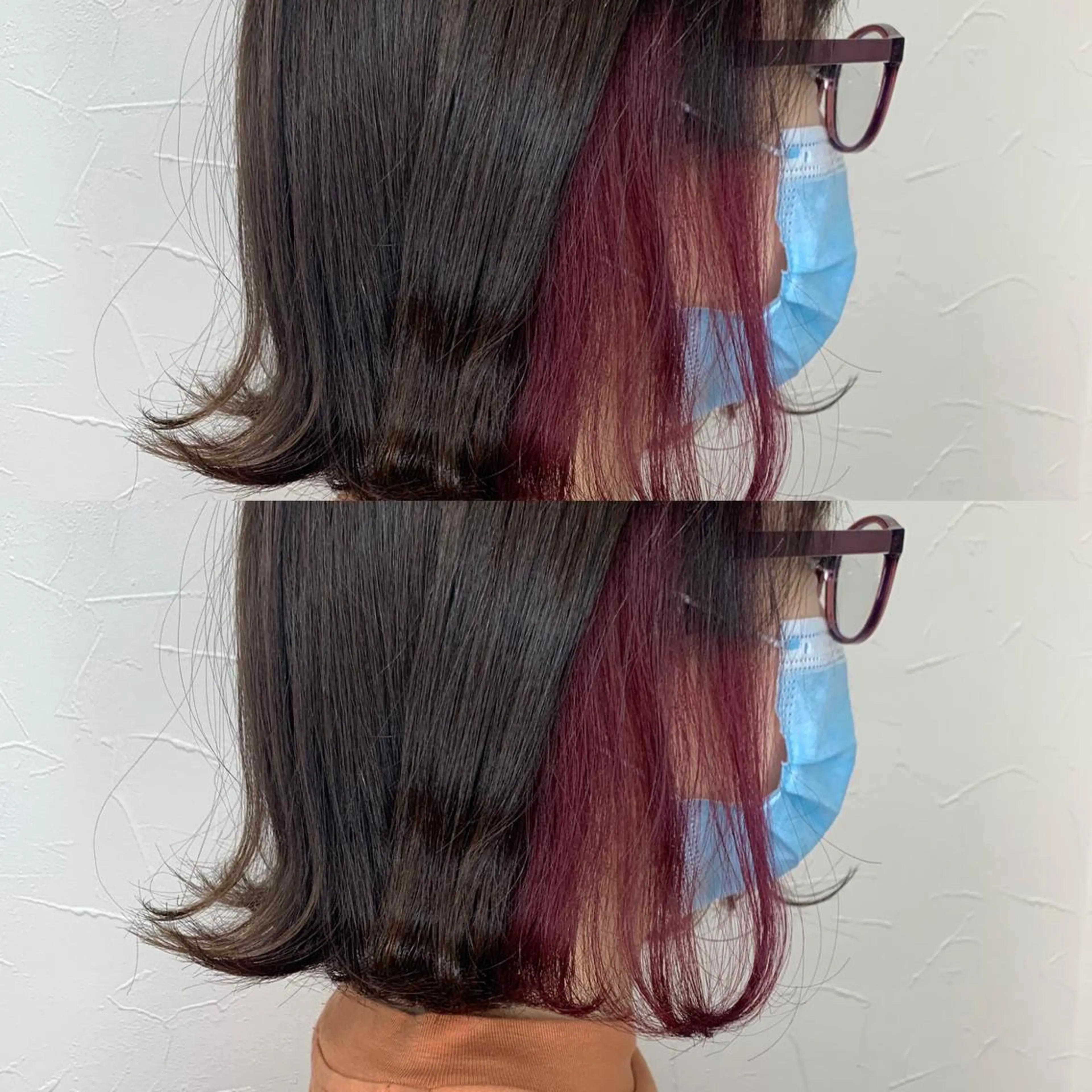 ミディアム カット 縮毛矯正 お悩み、似合わせ提案 将真のヘアスタイル